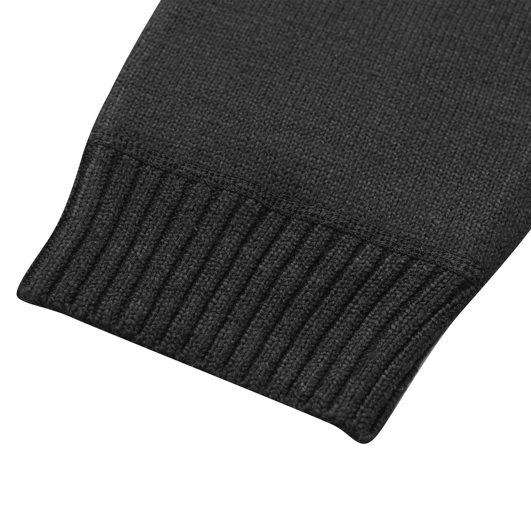 Allthemen Cárdigan de Punto Hombre con Cremallera Casual Suéter Cálido Cuello Alzado Sweaters Clásico Otoño Invierno