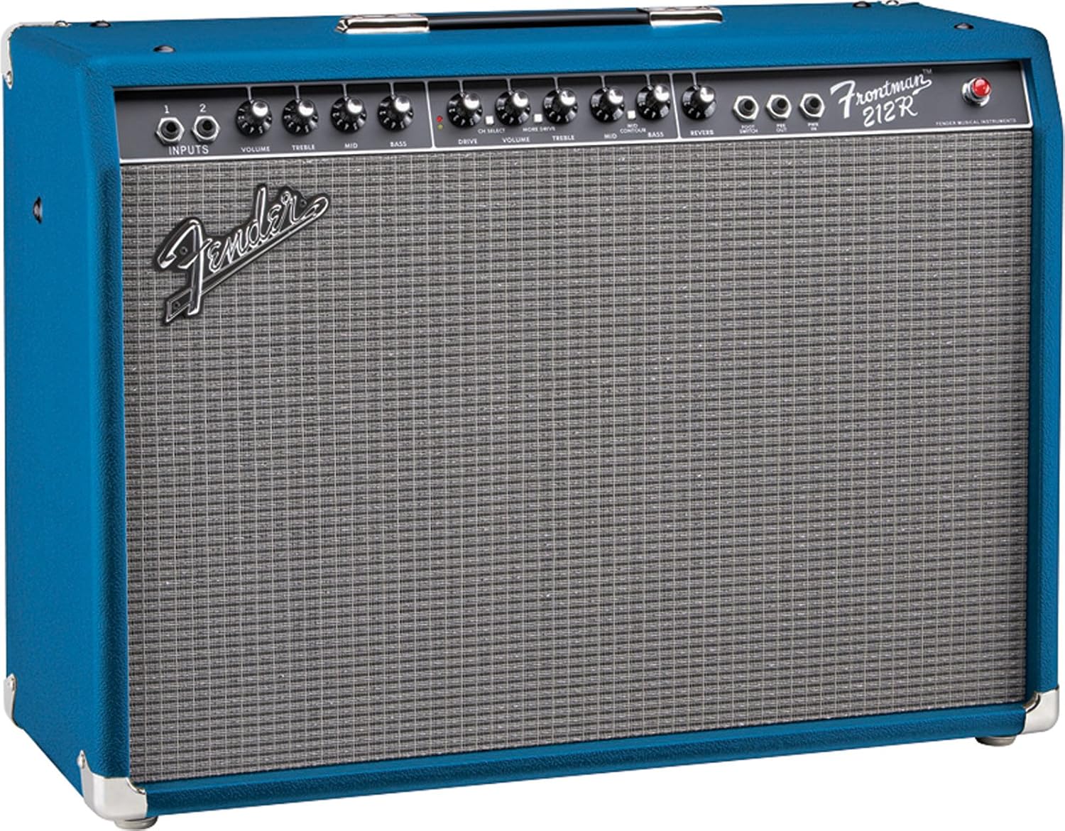 Amazon.com: Amplificador de Guitarra Eléctrica Fender Frontman 212r, Azul  Electric : Instrumentos Musicales