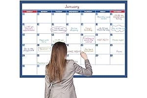 Large Dry Erase Calendar for Wall - Monthly Monthly Calendar for Wall, 40'' x 28''