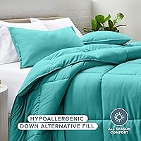 Vista 380 de Bare Home Comforter Set - King/California King Size - Ultra-Soft - Goose Down Alternative - Premium 1800 Series - All Season Warmth