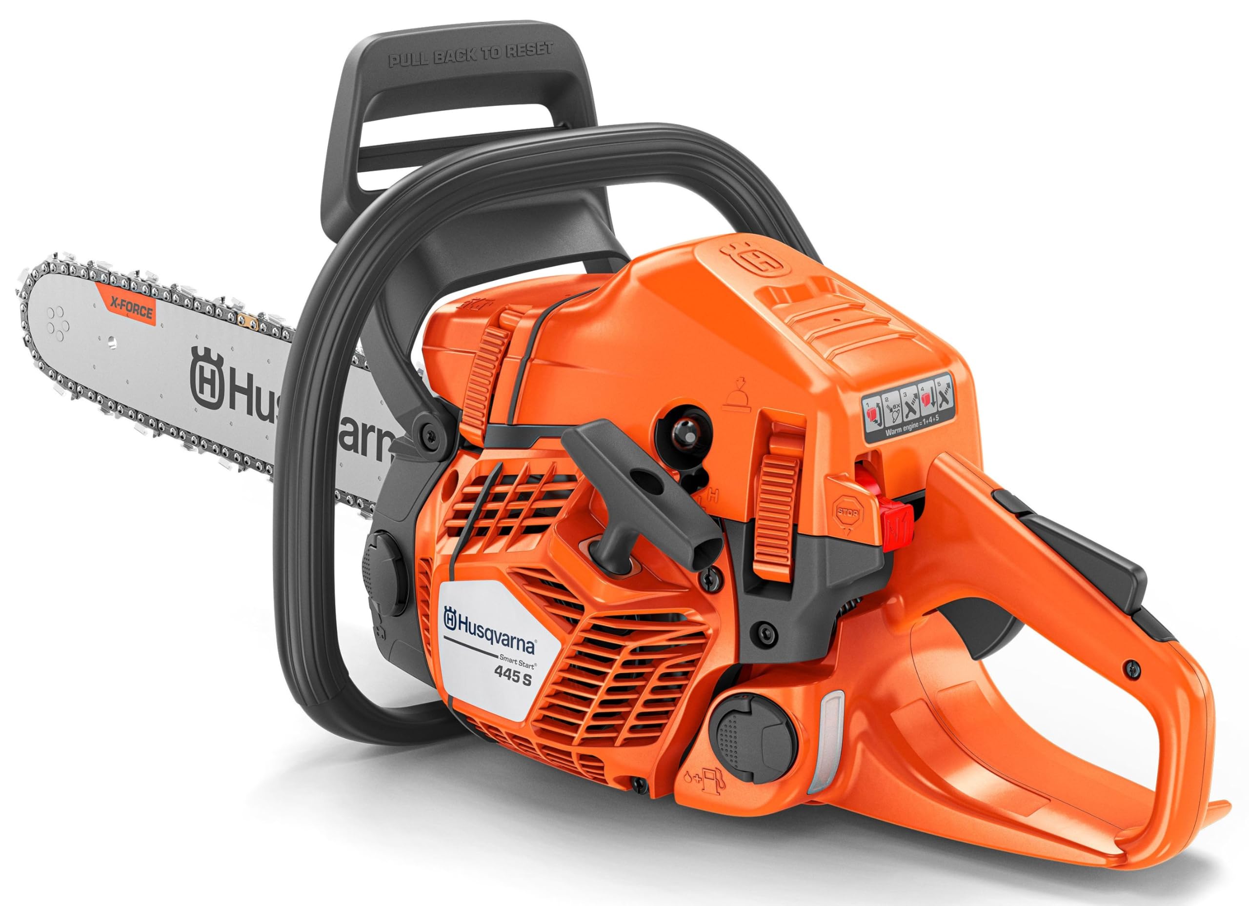 Husqvarna Motorsäge 445S 15"/38 cm - Betriebsfertig - neuestes Modell