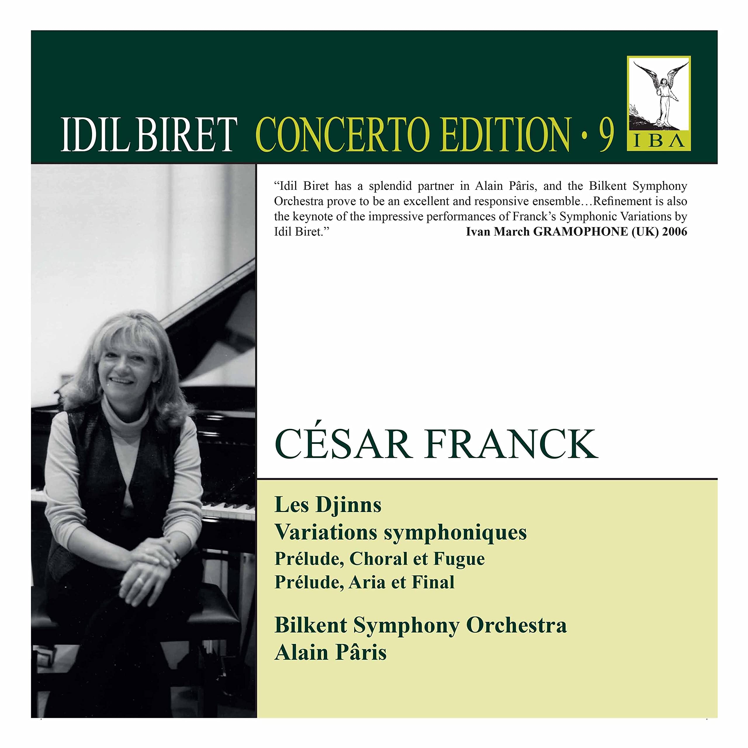 César Franck: Les Djinns, Variations symphoniques, Prélude, Choral et Fugue, Prélude, Aria et Final