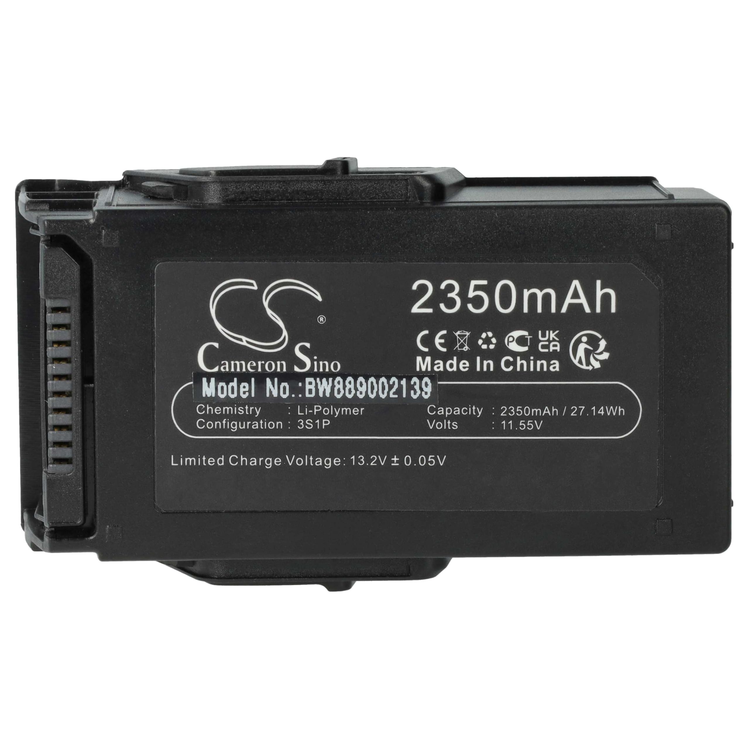 vhbw Bateria zamienna do DJI CP.PT.00000119.01 do drona Multicopter Quadrocopter (2350 mAh, 11,55 V, litowo-polimerowa)