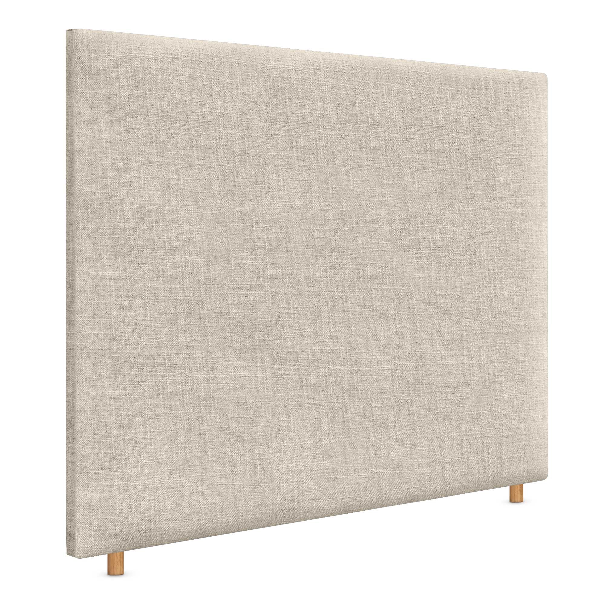 DHOME Cabecero de Lino Natural Liso hasta el Suelo con 8cm de Grosor Cabezal Tapizado Cama Dormitorio Moderno Top Trending (Lino Natural, 160cm (Camas 150))