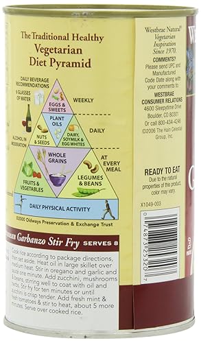 Miniatura 5 de Westbrae Garbanzo Frijoles orgánicos, 25 onzas (paquete de 6)