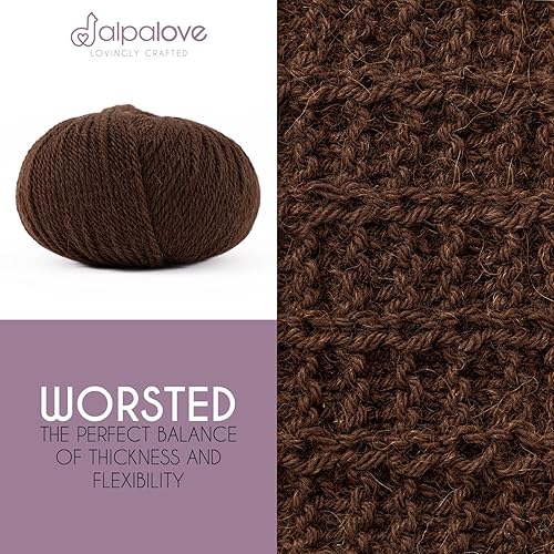 Vista 119 de Bulky Set (6 x 1.75 oz) Super Soft Baby Alpaca Hilo de tejer gris verde 328 yardas Gris Verde,Beige,Azul y verde,Cappuccino,Azul Oscuro,Gris