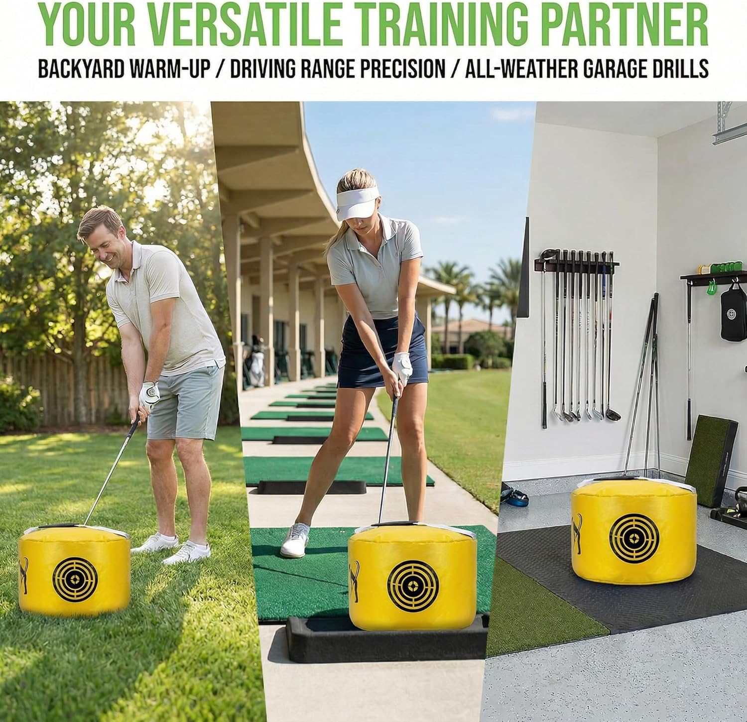 Golf Impact Bags, Golf Swing Trainer,Golf Gifts for Men, Durable Waterproof