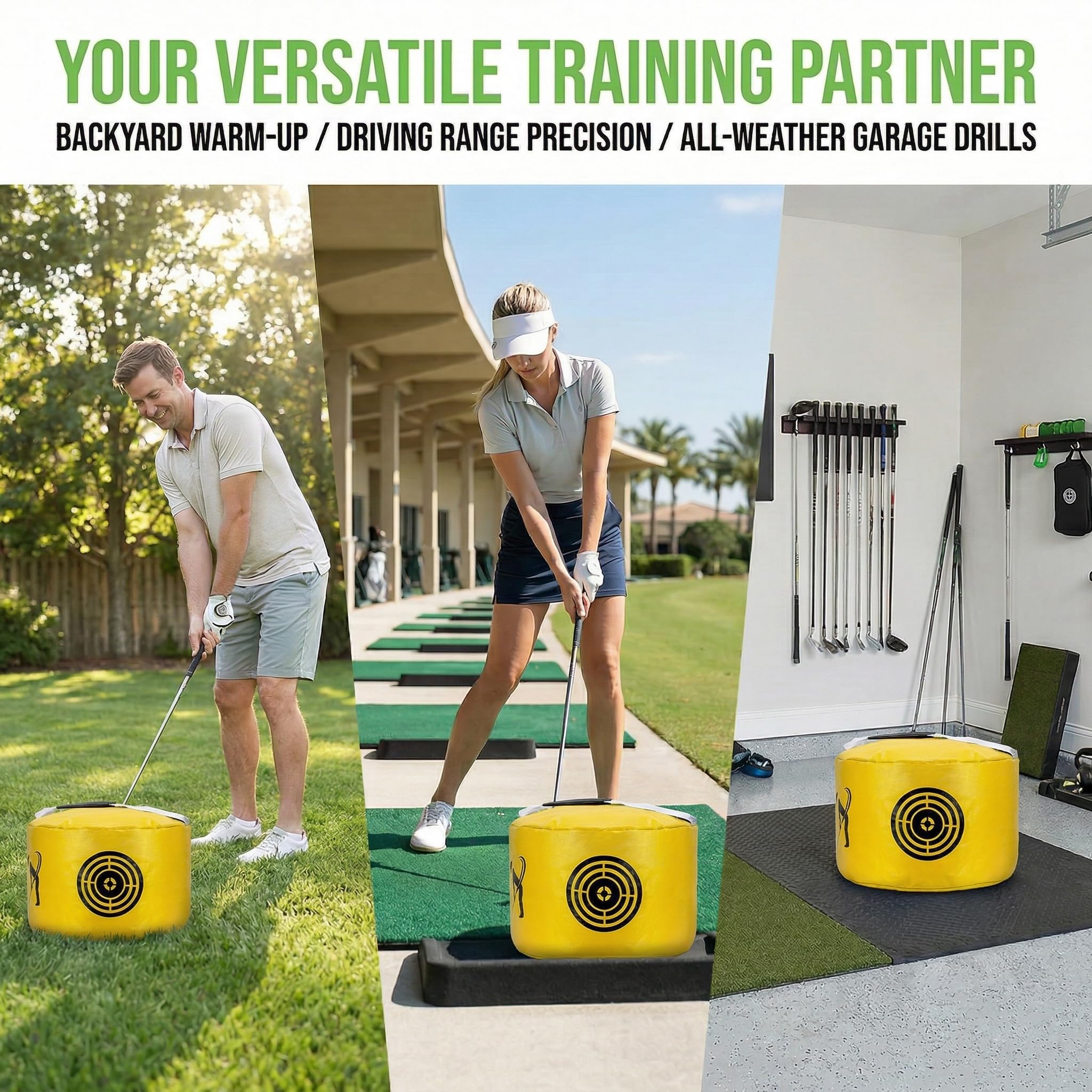 Golf-Schlagtaschen, Golfschwungstrainer, Golf-Geschenke für Männer, langlebig, wasserdicht