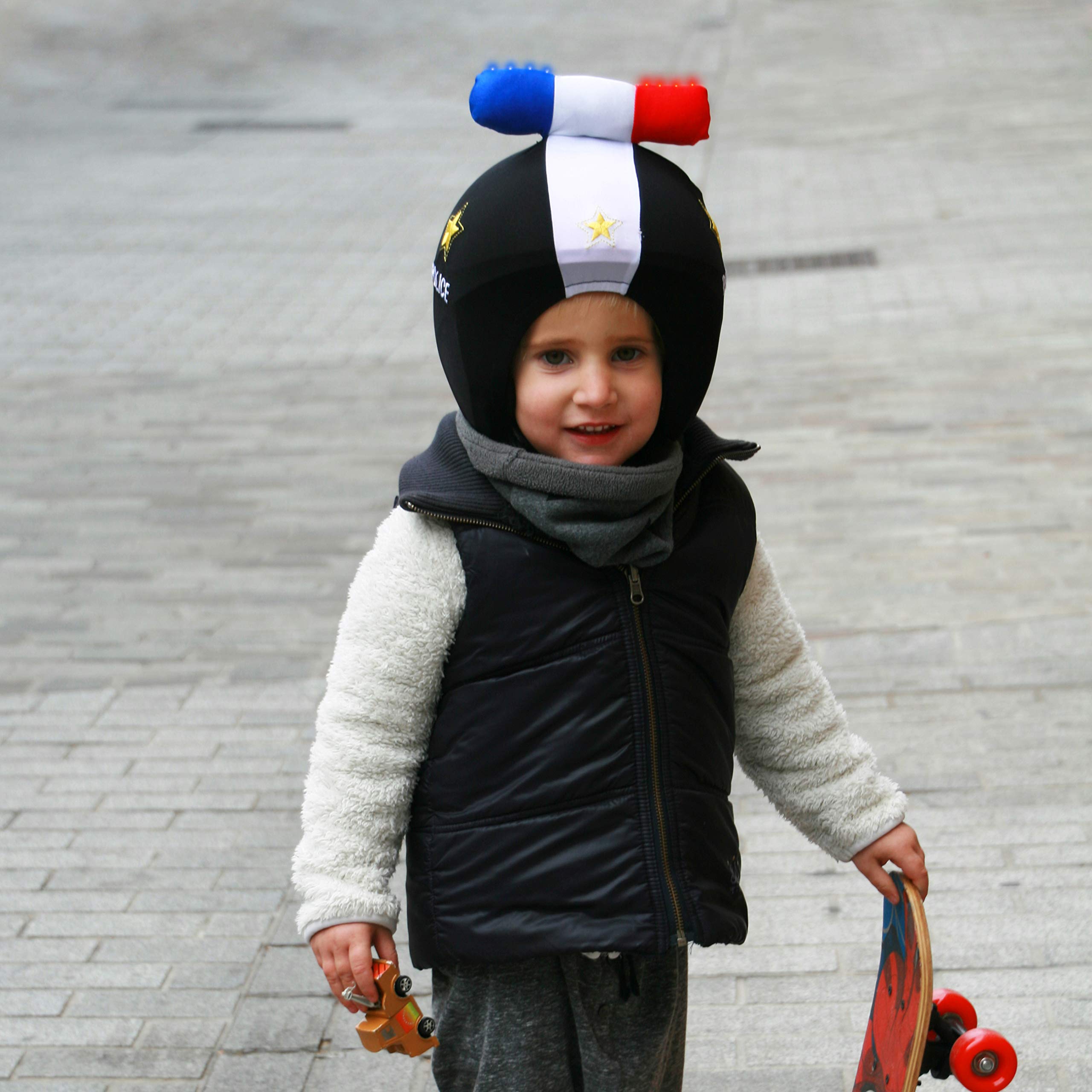 Coolcasc Multisport Couvre-Casque LED Police