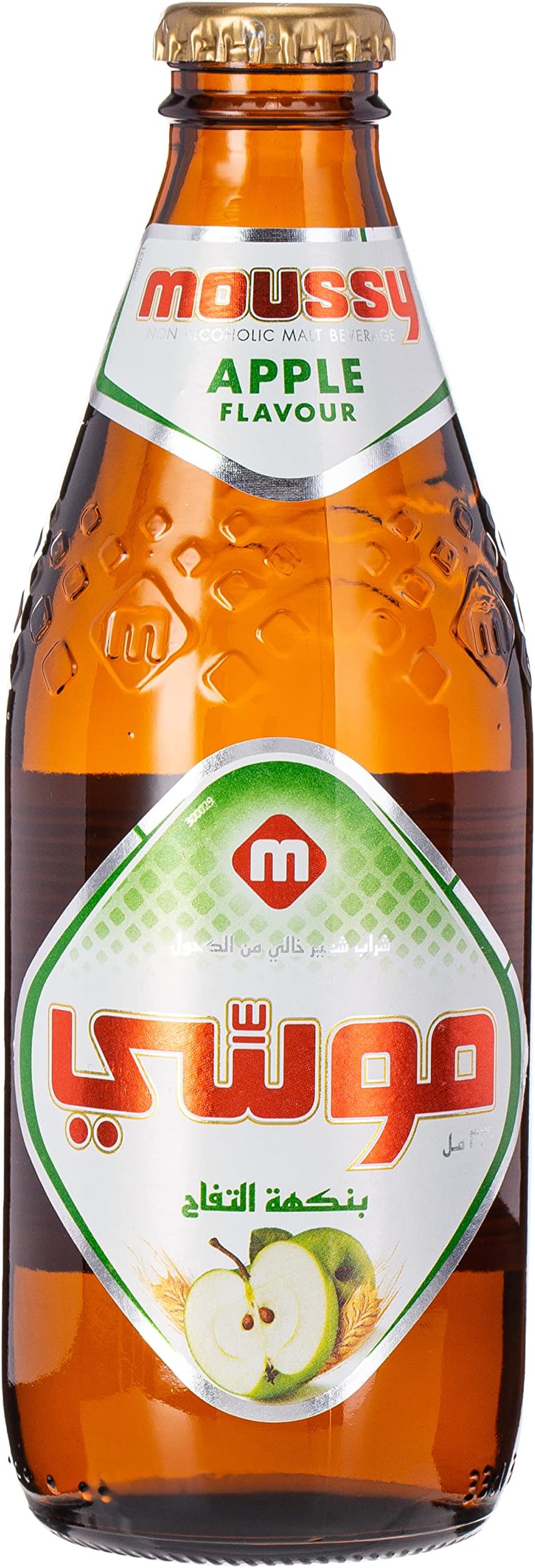 Moussy Apple Flavour Non Alcoholic Malt Beverage,6X 330 ml