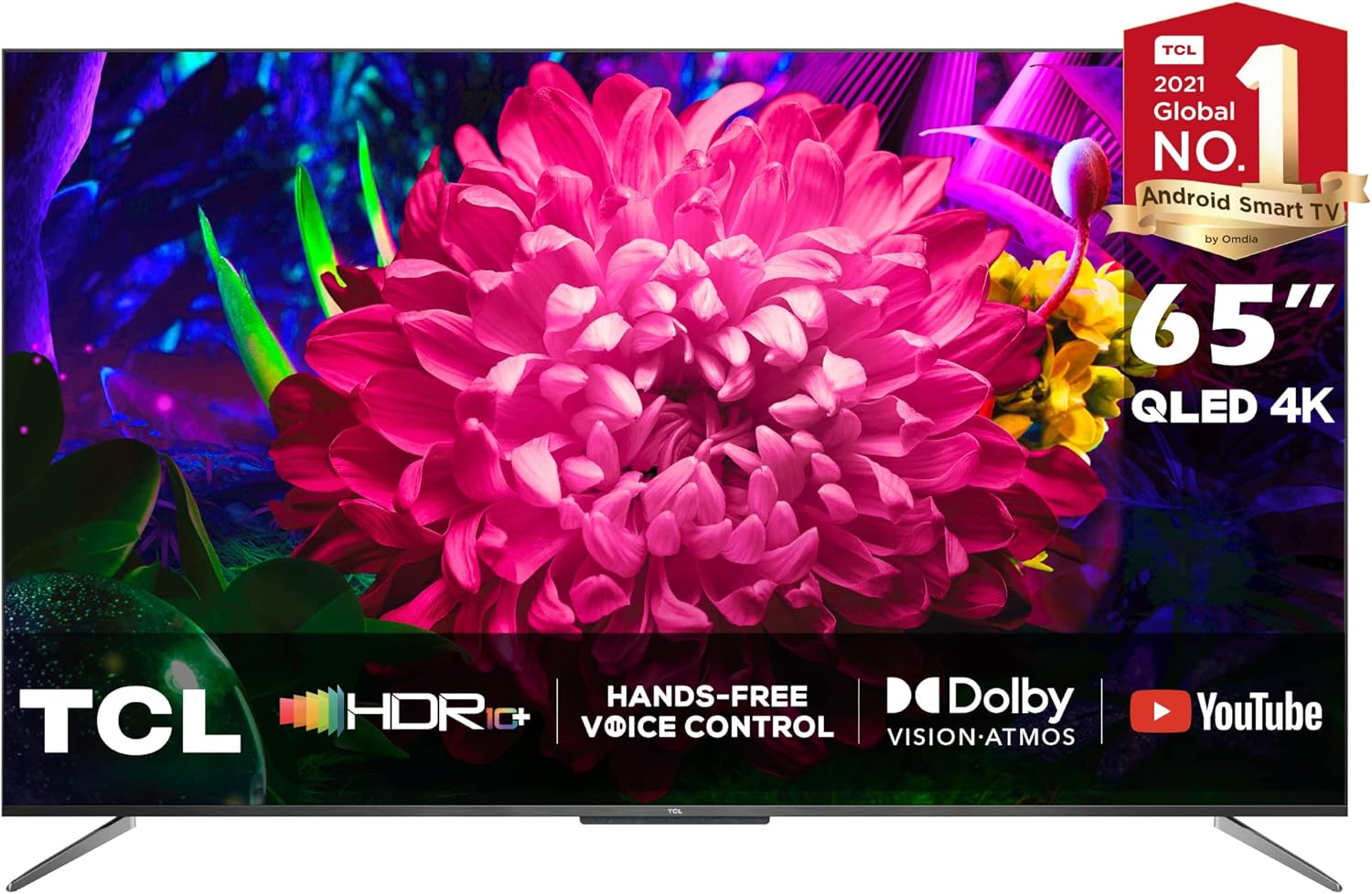 TCL 65 Inch 4K Ultra HD QLED Smart TV, AI Integrated Android TV with