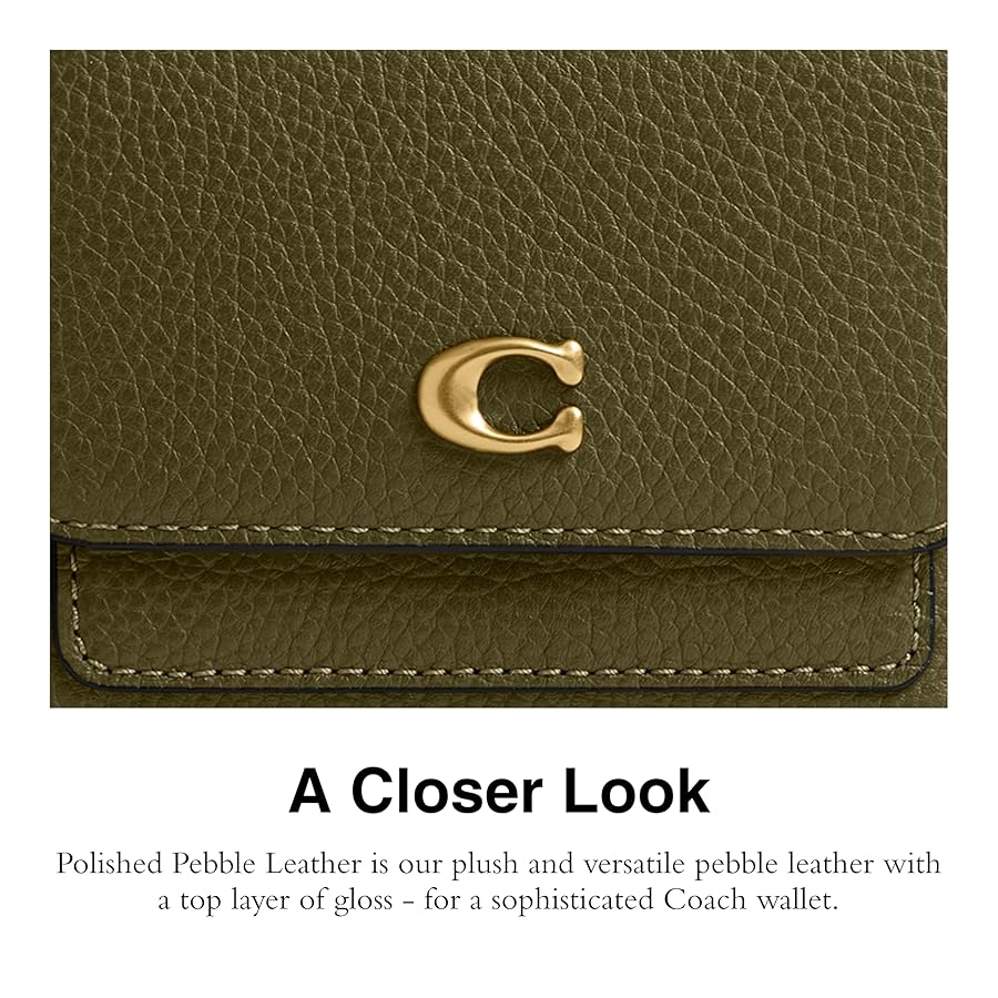 Amazon.com: Coach Women's Mila Small Flap Wallet, B4/Olive Amazon.com: Coach Women's Mila Small Flap Wallet, B4/Olive