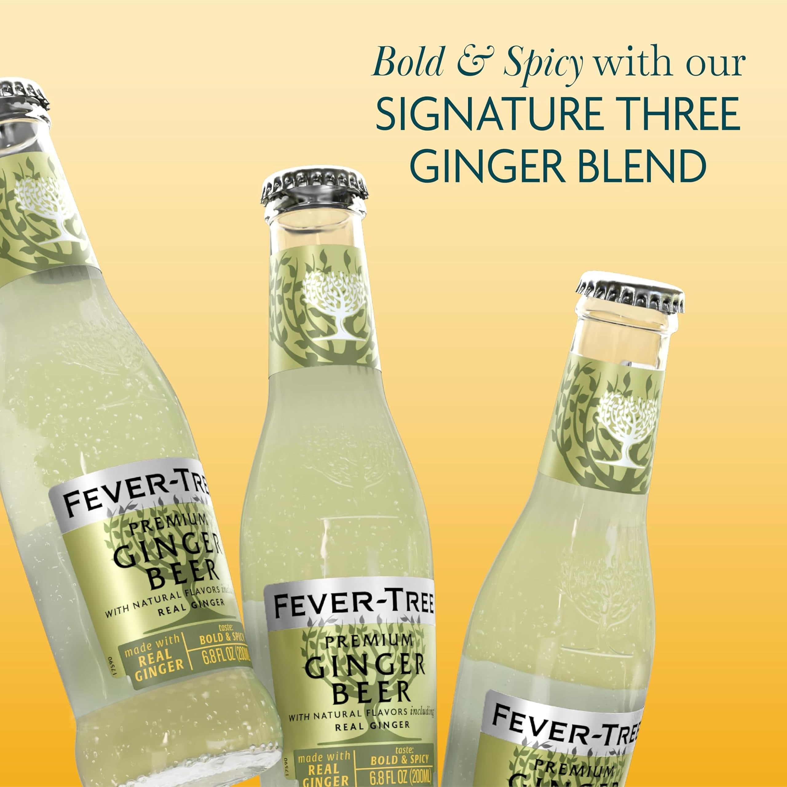 Fever Tree La Cerveza De Jengibre (4X200ml) (Paquete de 6)
