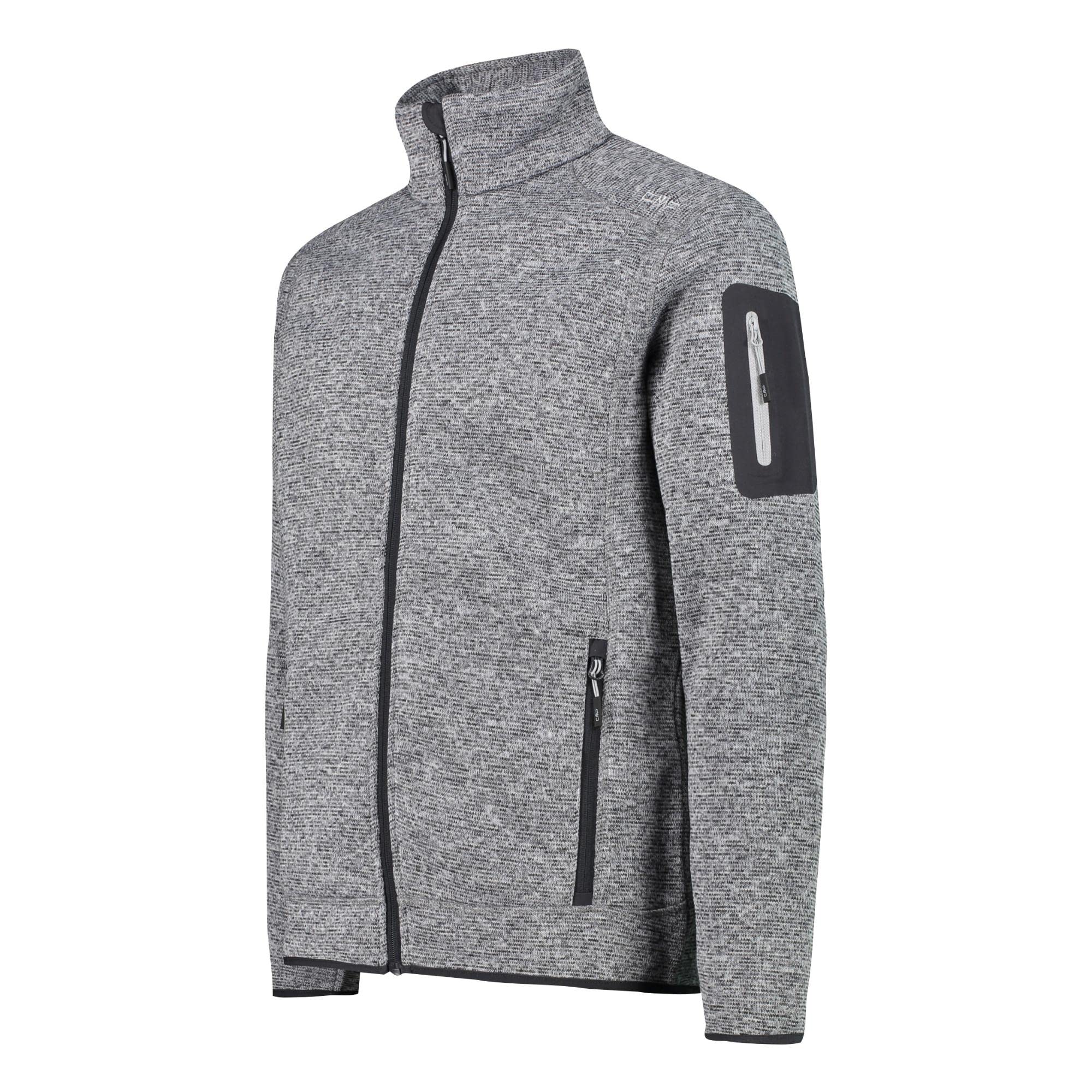 CMP Giacca in Pile Knit-Tech da Uomo