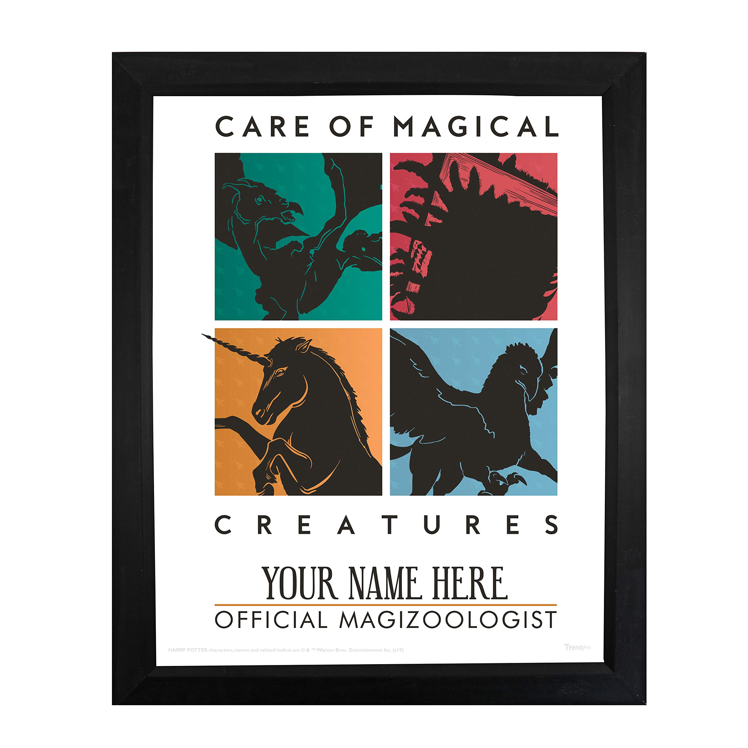 Amazon.com: TRENDYPRINT Harry Potter – Magical Creatures