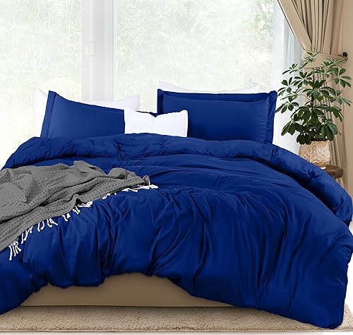 Miniatura 45 de Utopia Bedding - Funda de edredón de tamaño completo - Juego de 3 piezas con cierre de cremallera - 1 funda de edredón de 80x90 pulgadas y 2 fundas