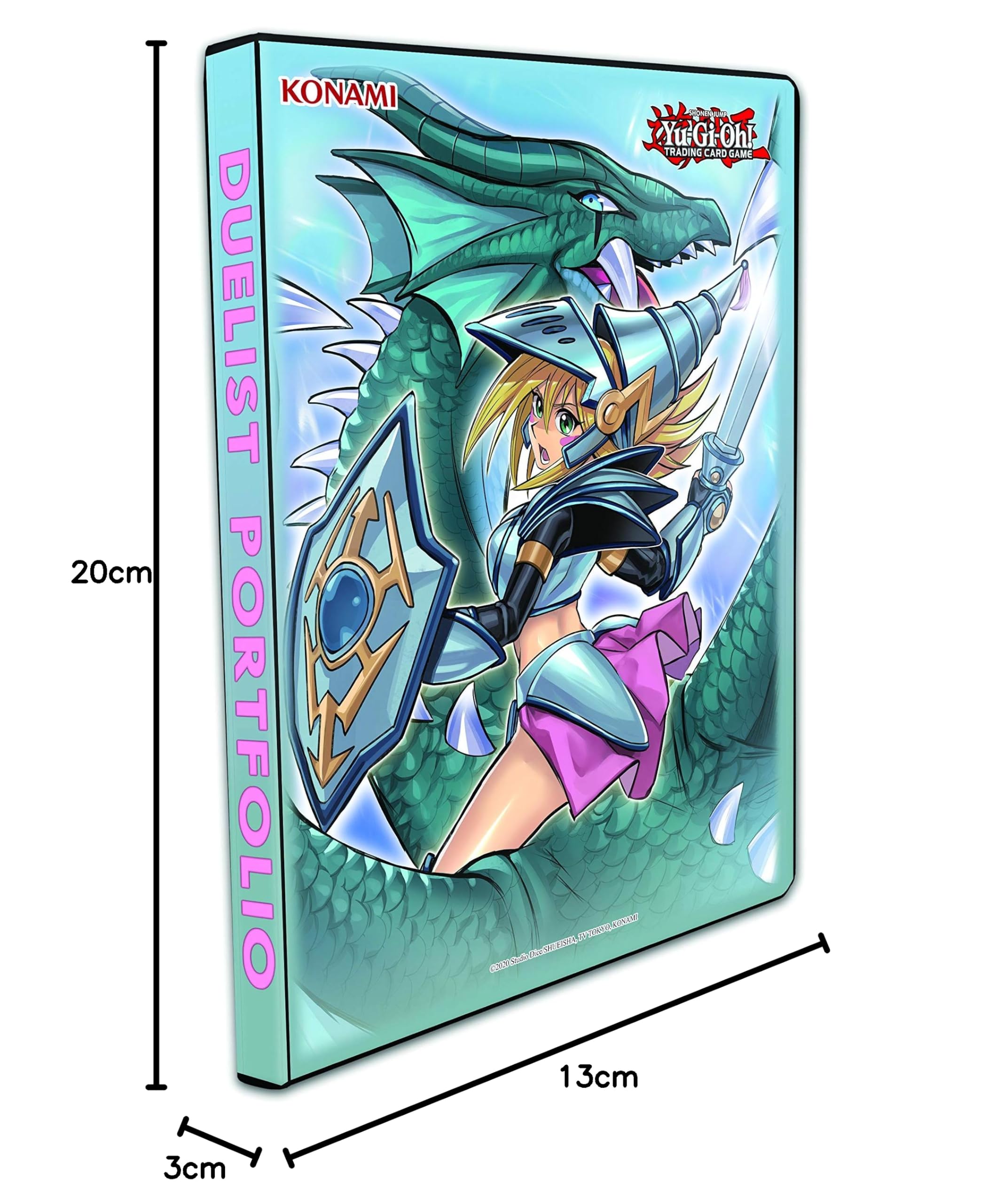 Yu-Gi-Oh! TRADING CARD GAME Ciemna Magier-dziewczynka, Rycerka smoka - teczka kolekcjonerska - wydanie niemieckie