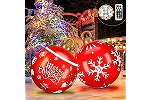 2 Pcs 24 Inch Inflatable Christmas Ball