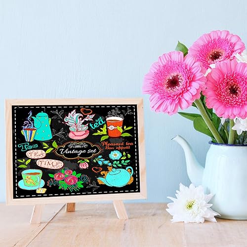 Miniatura 2 de Outus 24 bolígrafos de neón de doble cara, bolígrafos de neón coloridos, rotuladores de neón para tablero LED, escribir, dibujar, manualidades, 24