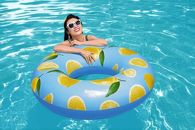 Foto 3 de 6 de Bestway® Φ47/Φ1.19m Scentsational Lemon Swim Ring