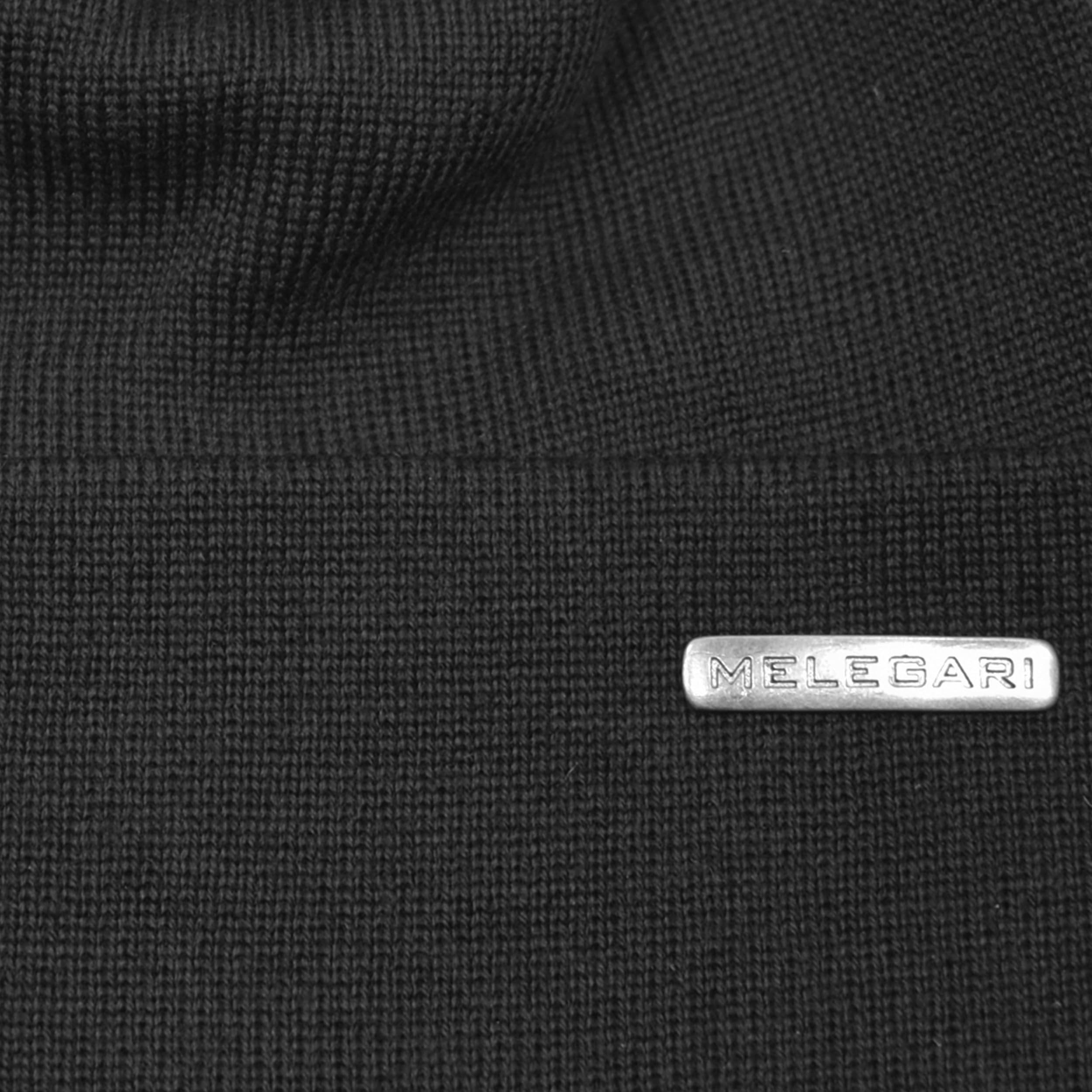 Melegari Dzianinowa czapka z klapką | Czysta wełna Merino Extrafine | Wuppertal | Unisex | Jesień Zima