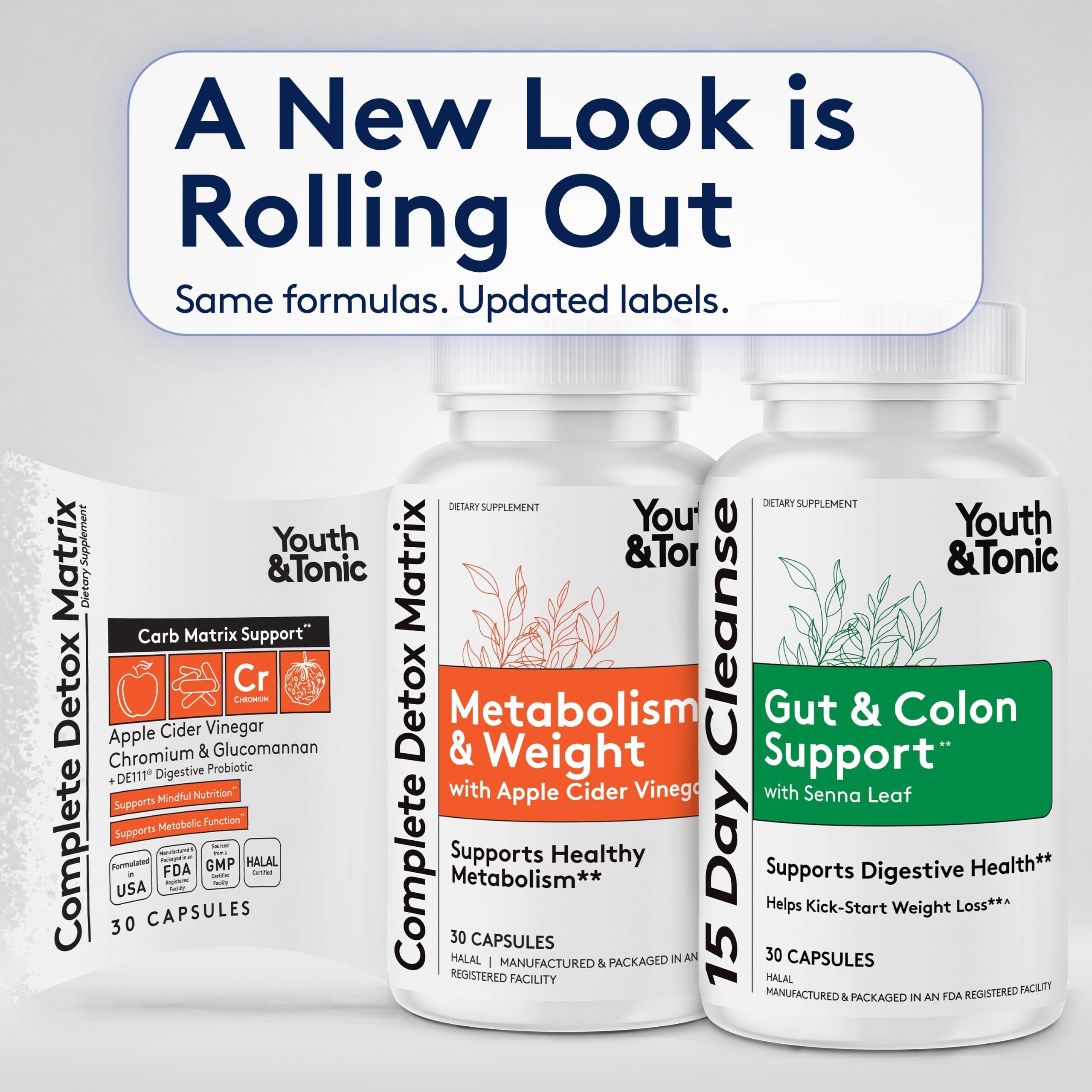Youth & Tonic Colon & Gut 15 Day Cleanse | Women & Men, 60 Pills — Amazon image 2
