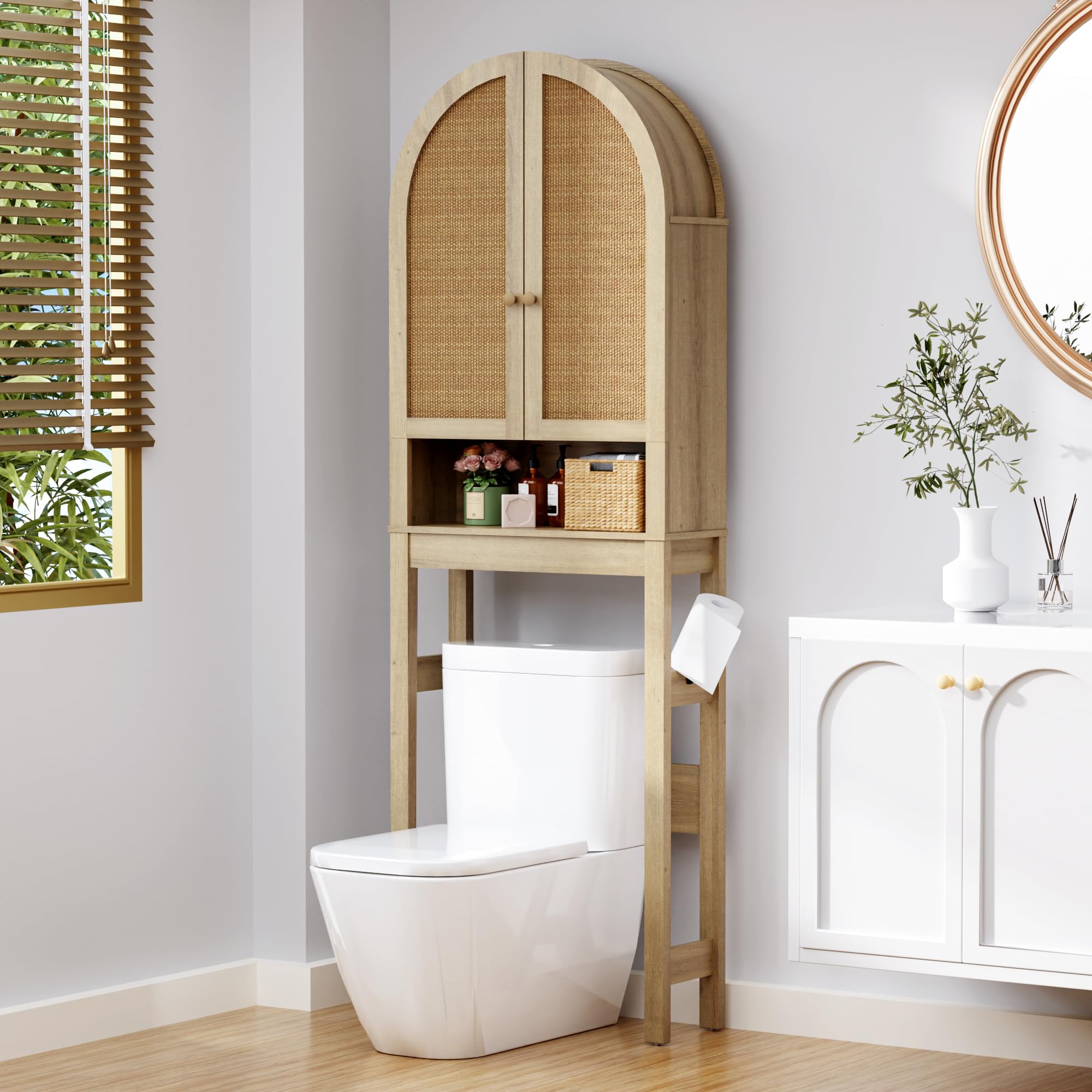BONITURE Over The Toilet Storage Cabinet