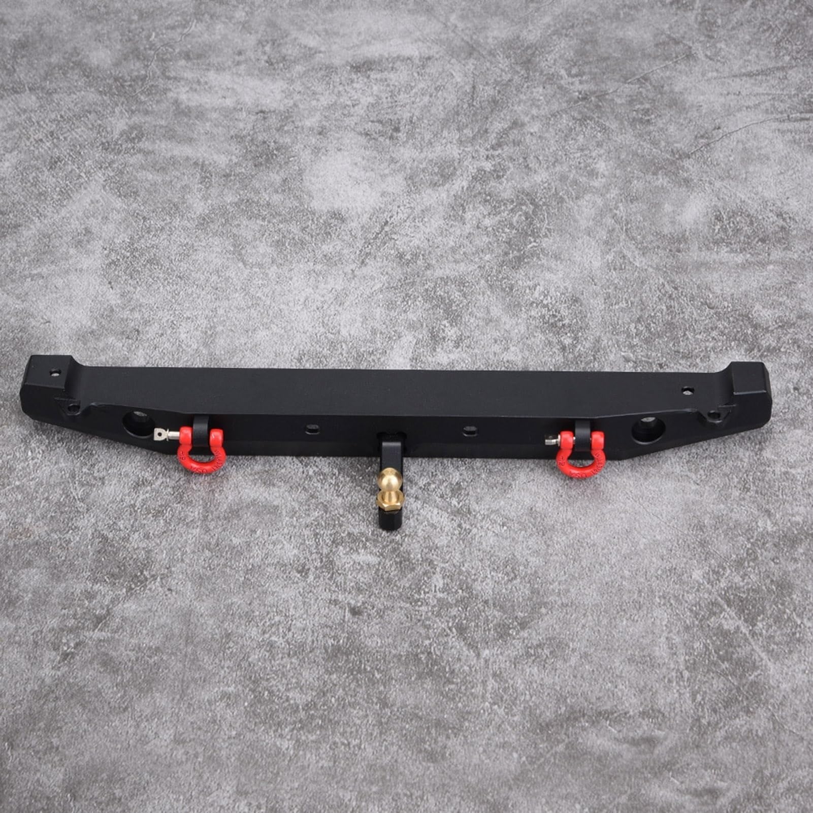 Paraurti RC per SCX10 II 90046 Parte di Auto Crawler RC Bumper Posteriore Metallo con Accessori per Aggiornamenti delle Luci