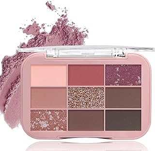 Paleta de sombra de ojos de 9 colores tonos n...