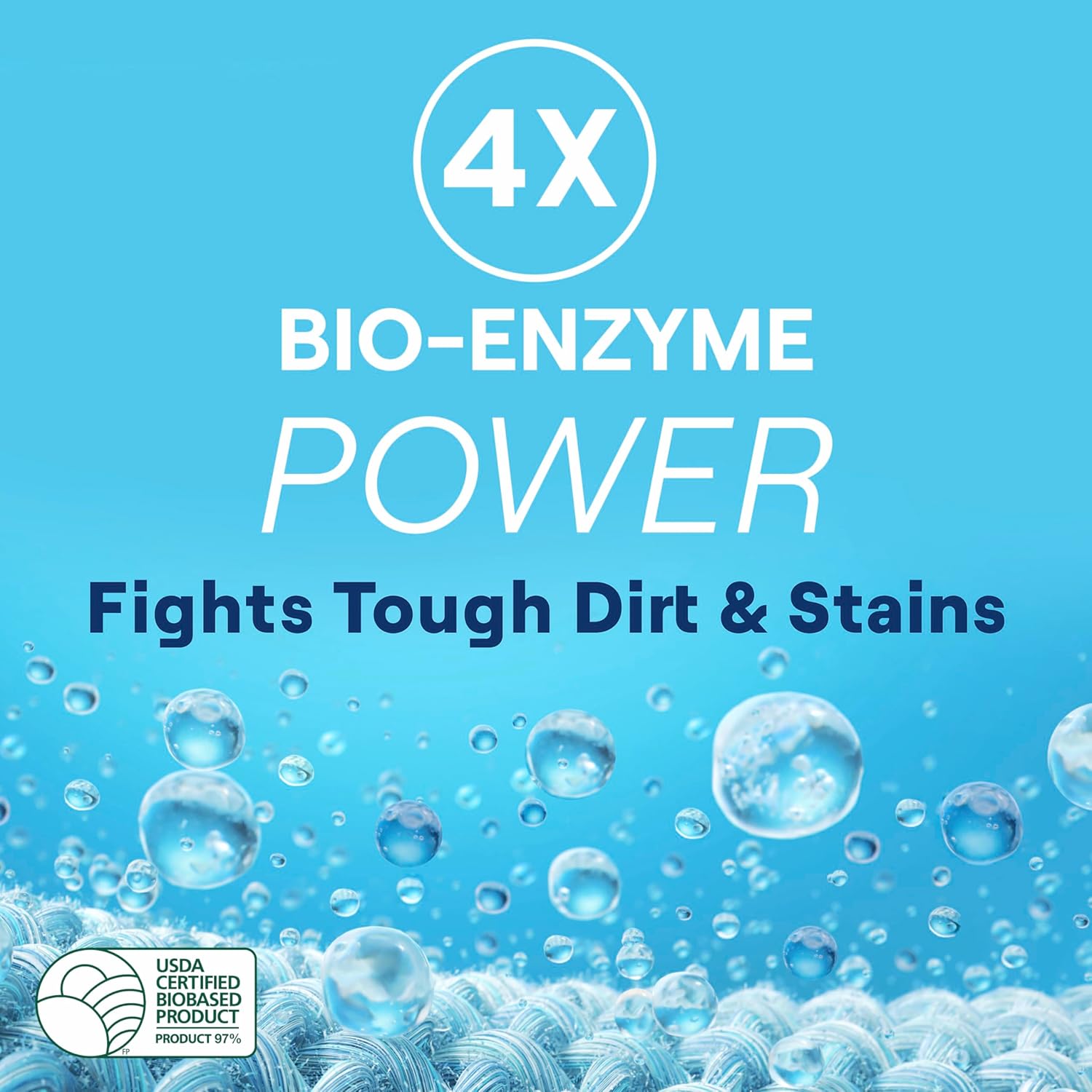 Seventh Generation Liquid Laundry Detergent, Free & Clear, 50 Loads, Power+ Fights Stains & 6X Cleaning Agents, 87.5 Fl Oz