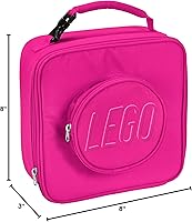 Vista 16 de LEGO Lunch Bag, Durable and Insulated, with Mesh Pouch and Zip Compartment, Perfect for On-the-Go Meals, Blue