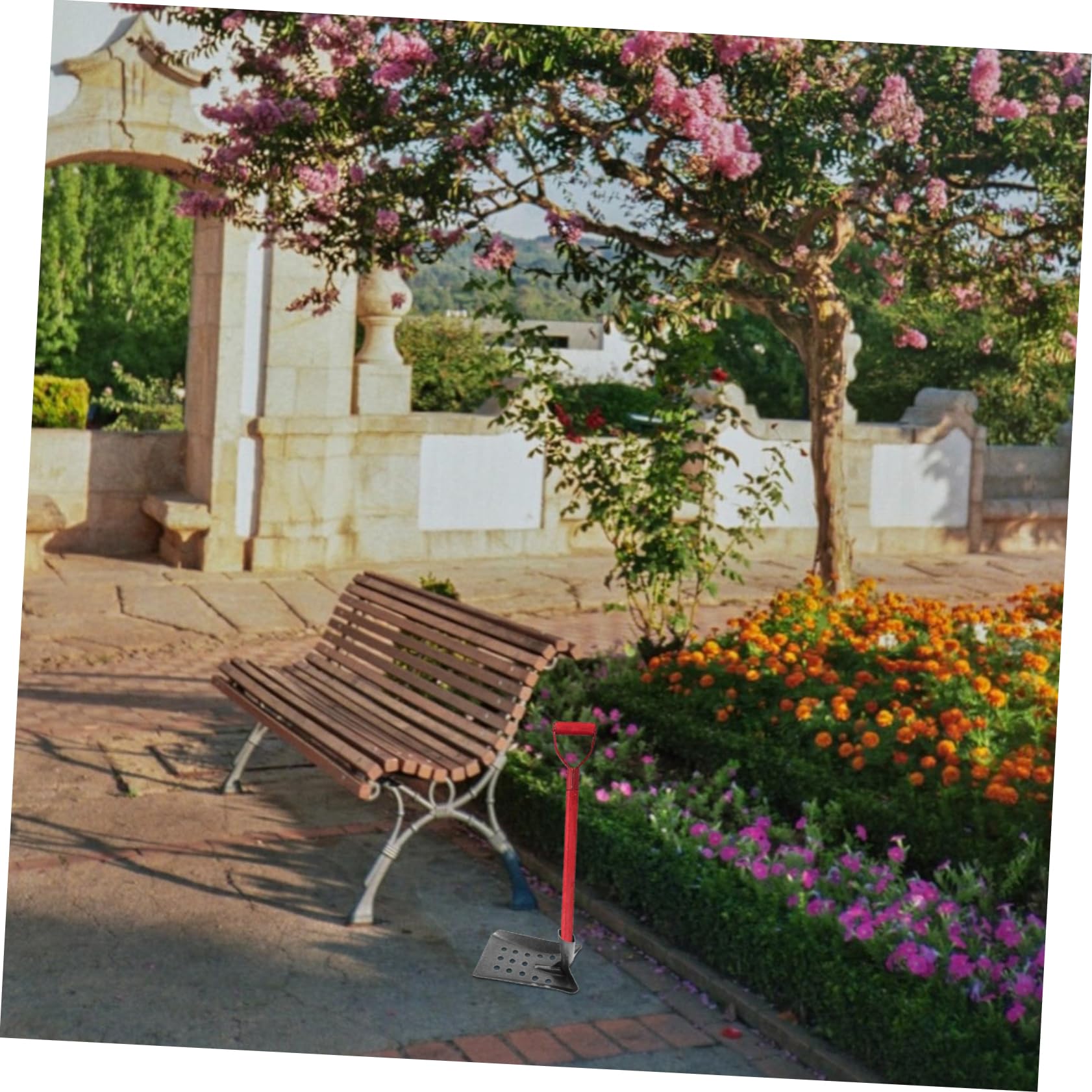 Metallschaufel Mit Sieb Für Abfluss Reinigung 24X15X14Cm Vielseitige Abflussschlammschaufel Für Garten Gräben Und Abwasserkanäle Effiziente Mehrzweck Schlammsiebwerkzeug