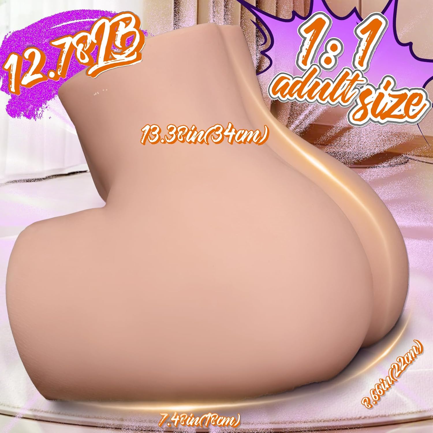 12.78LB Realistic Sex Dolls Pocket Pussy for Men, Life Size Male Masturbator Adul Sex Toys Big Pussy Pussies Juguetes Sexuales, 3D Lifelike Female Adult Toy Ass with Soft Vagina Anal Sex Pleasure