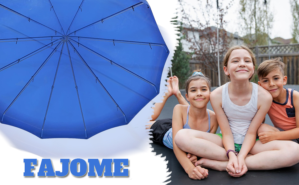 Amazon.com : FAJOME Trampoline Canopy with Frame, Blue, 8FT