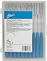 Vista 2 de Ateco Juego de herramientas de inmersión de 10 piezas, acero inoxidable