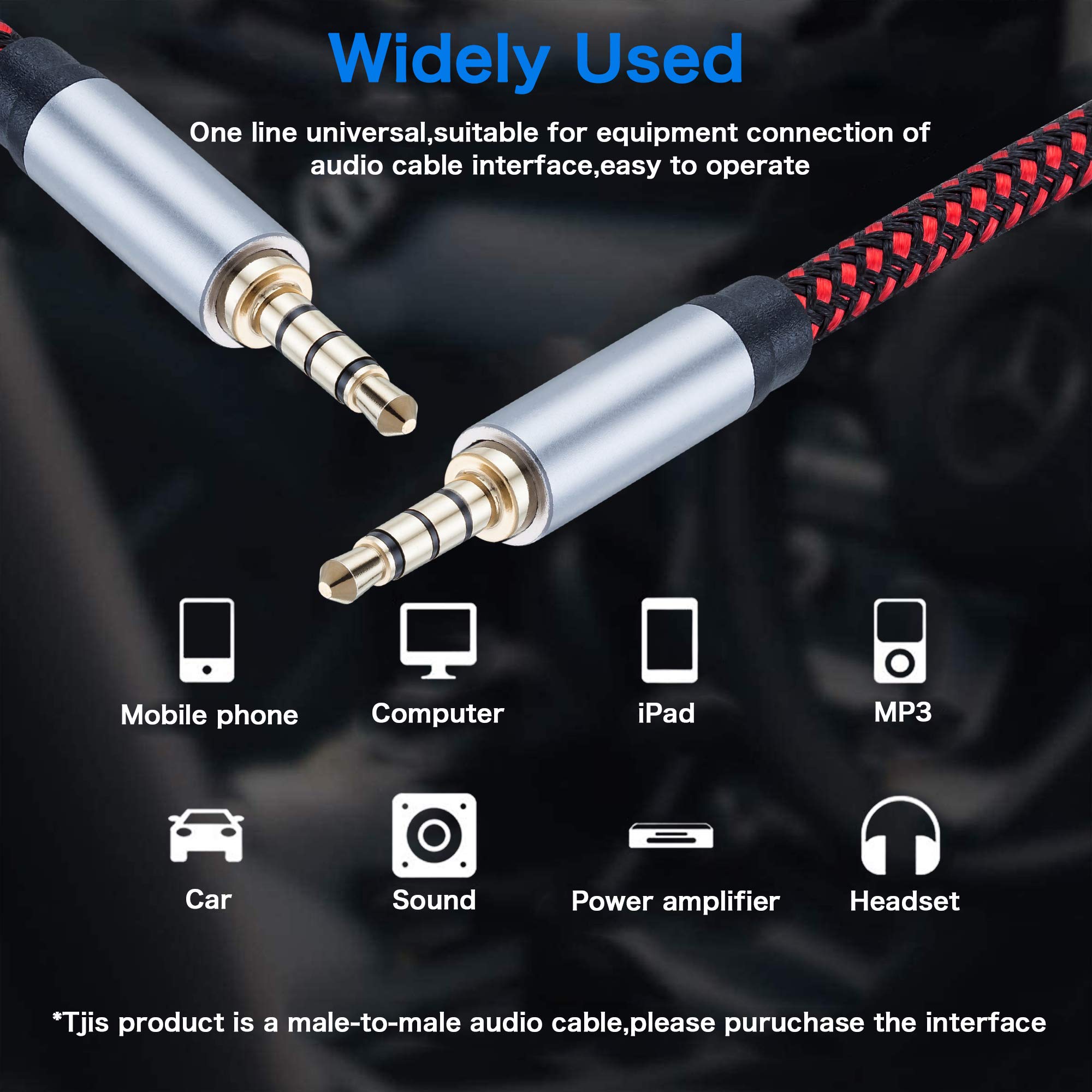 Audiokabel, Stecker auf Stecker,