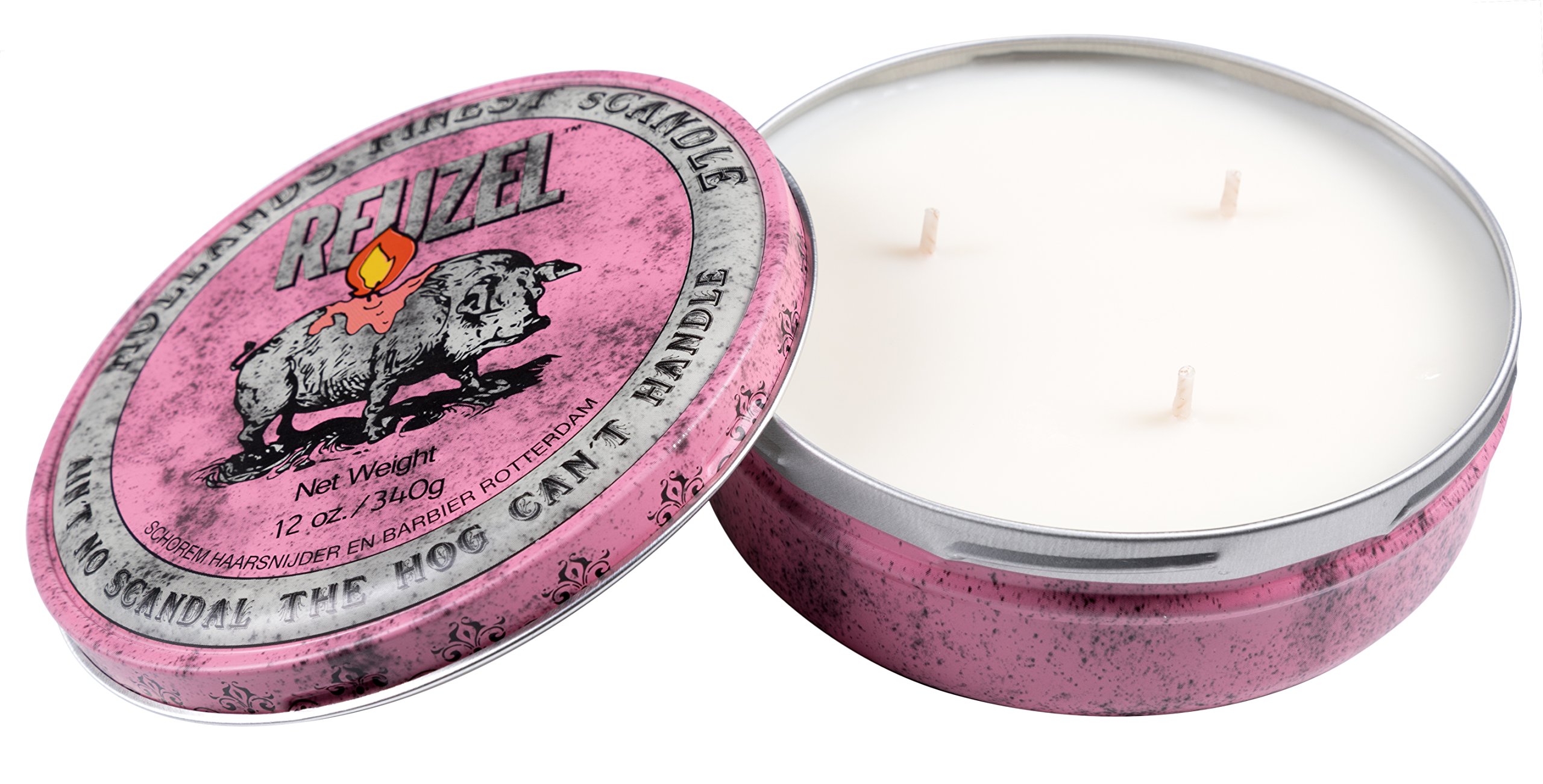 Reuzel Pink Scandle 3-Wick, 340 g