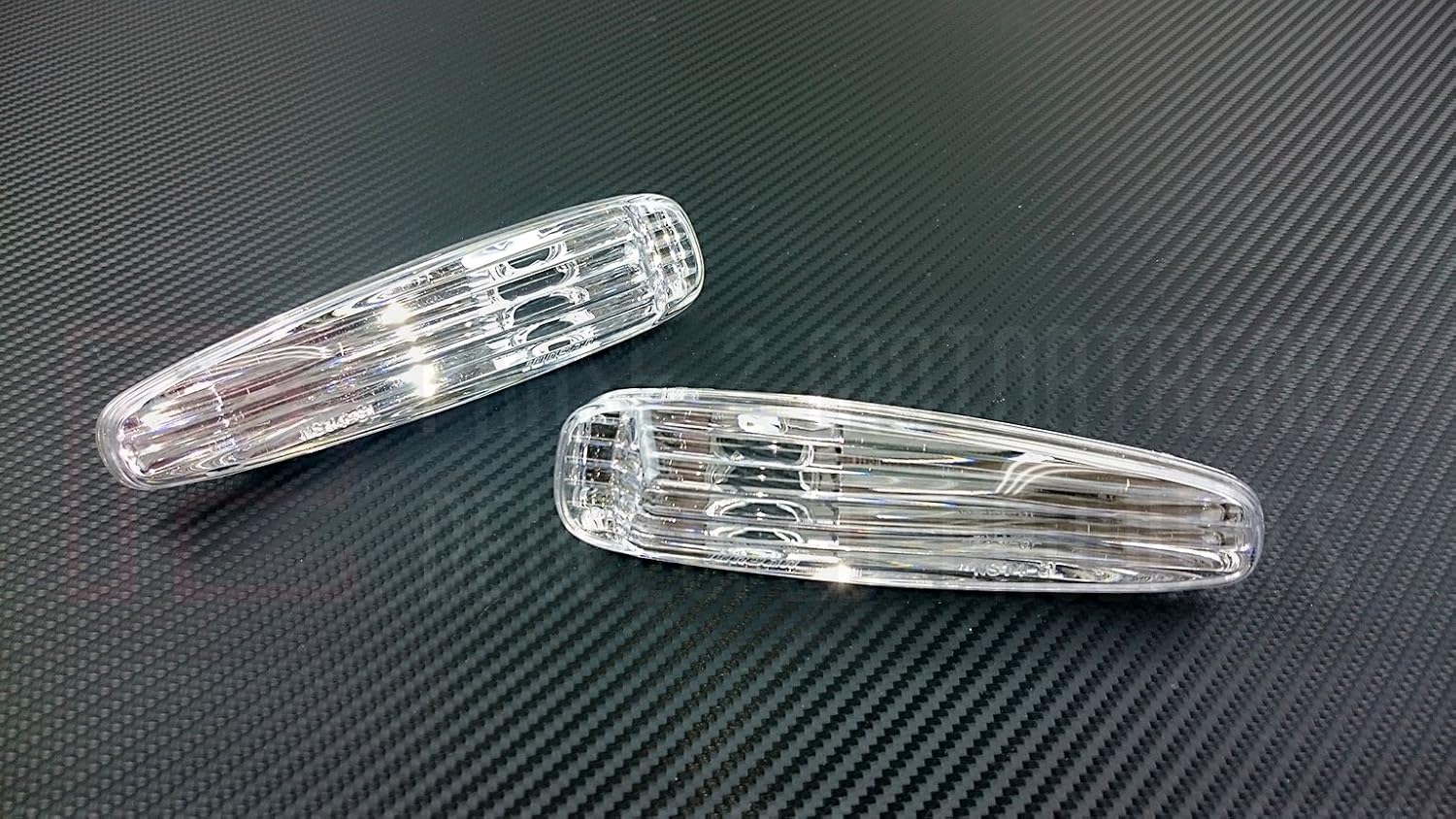 P2M Nissan S14 1995-98 240SX Clear Front Bumper Side Markers P2-NS14FSM01-JY