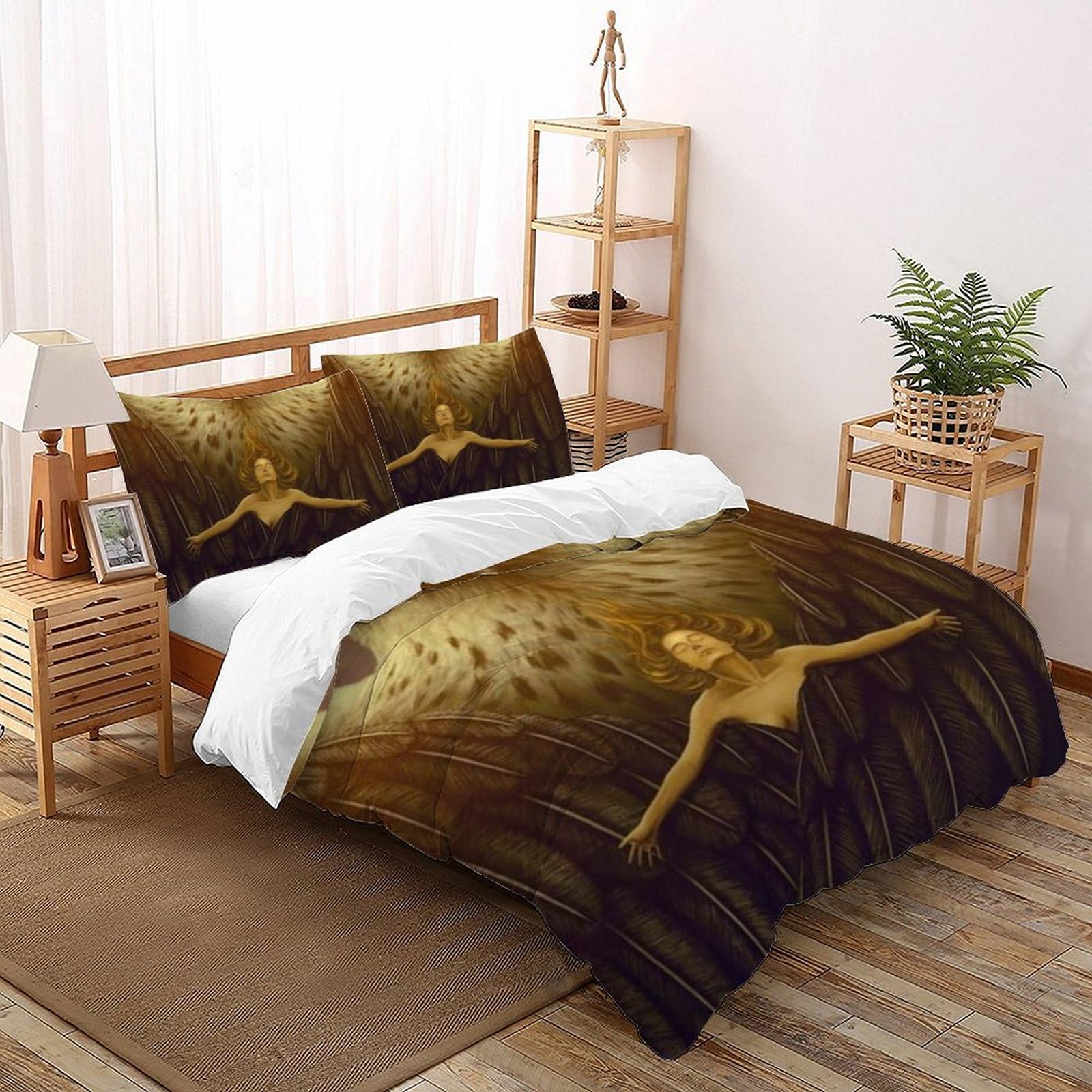 Housse de couette super king animaux 3D en microfibre 260x220 cm