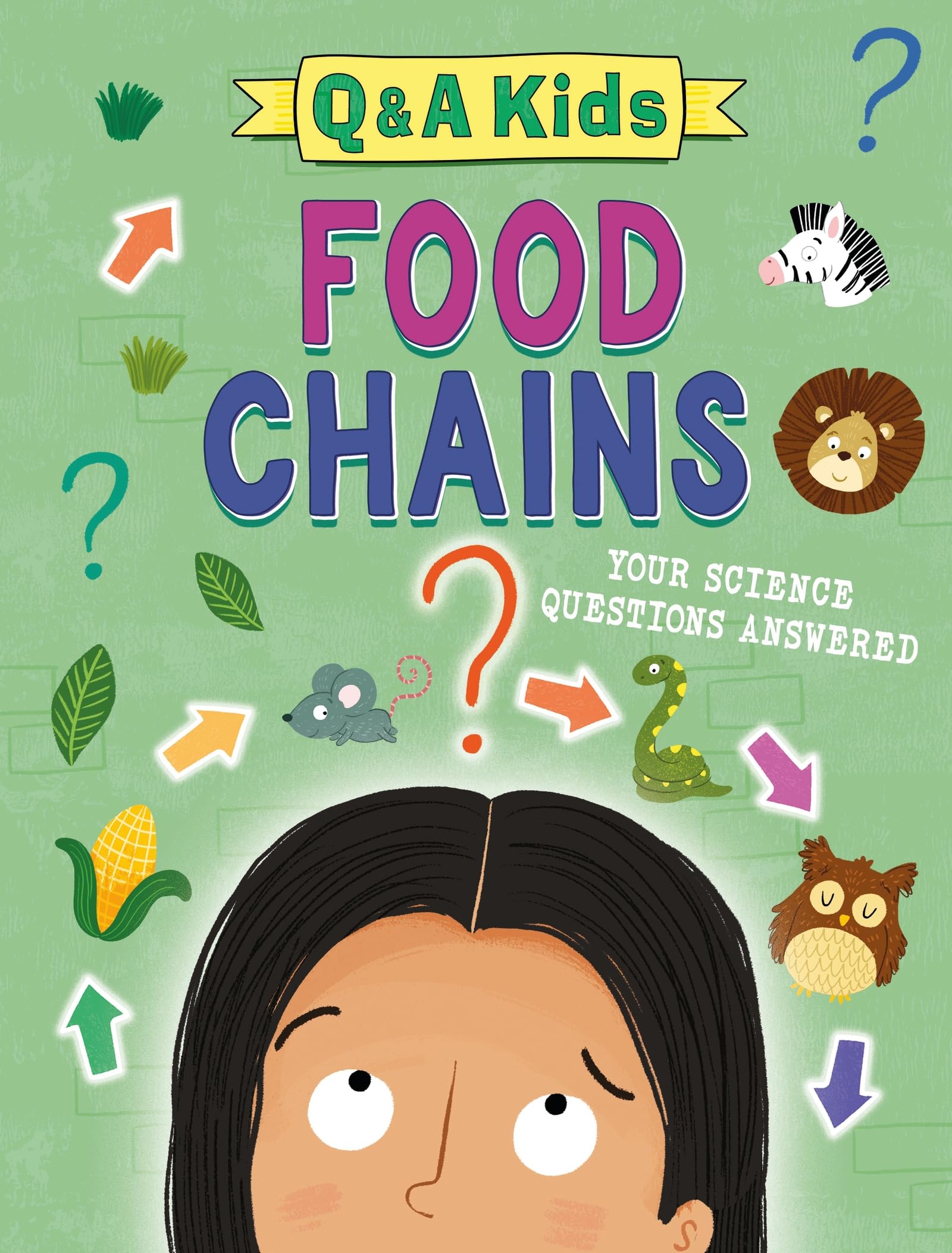 Amy Chapman Unisex Kids Multicolor Q & A Kids: Food Chains Paperback Book