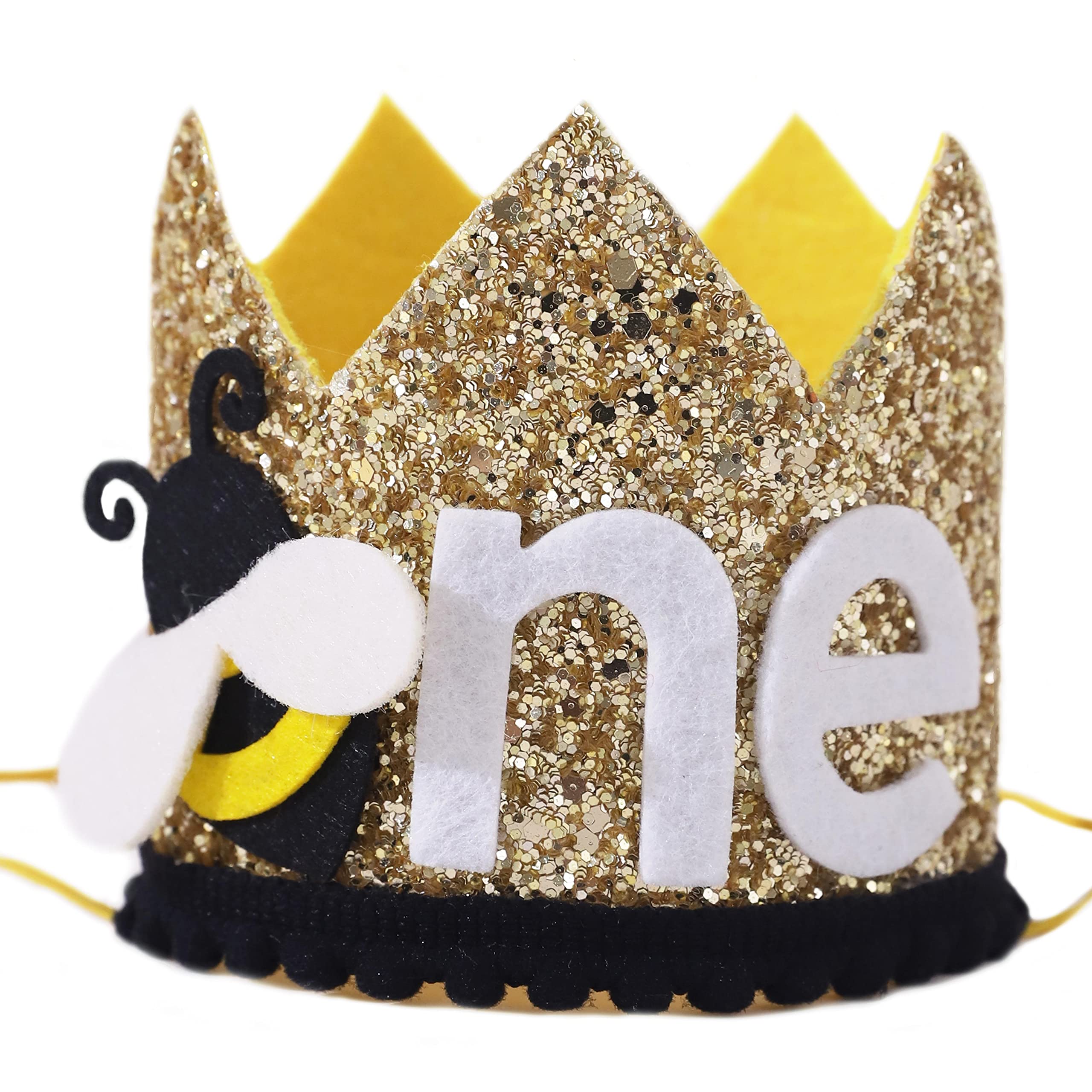 TUTOTU Bee 1st Birthday Crown - Sweet Daisy Crown for Birthday Party Decorations