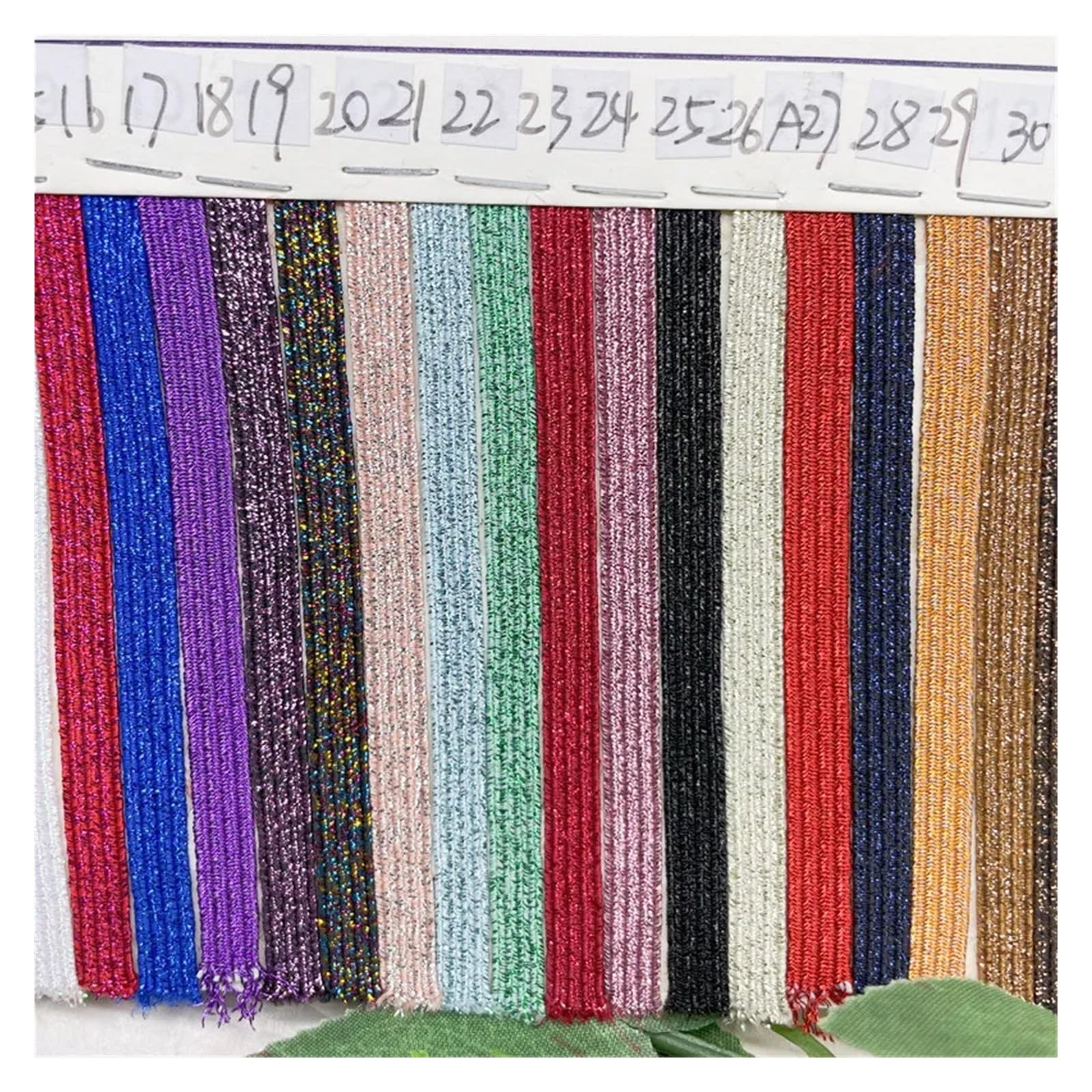 144 jardy 6mm elastyczna wstążka złoty drut brokat elastyczna opaska ze spandeksu do wykończenia tkaniny do szycia DIY akcesoria krawieckie(Glitter 12)