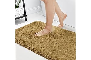 Deconovo Gold Bath Rugs: Indulge in Sumptuous Comfort and Opulence