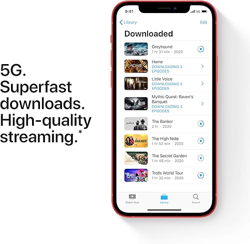 Miniatura 3 de Nuevo Apple iPhone 12 64GB, (producto) Rojo + Suscripción a empresa de telefonía.