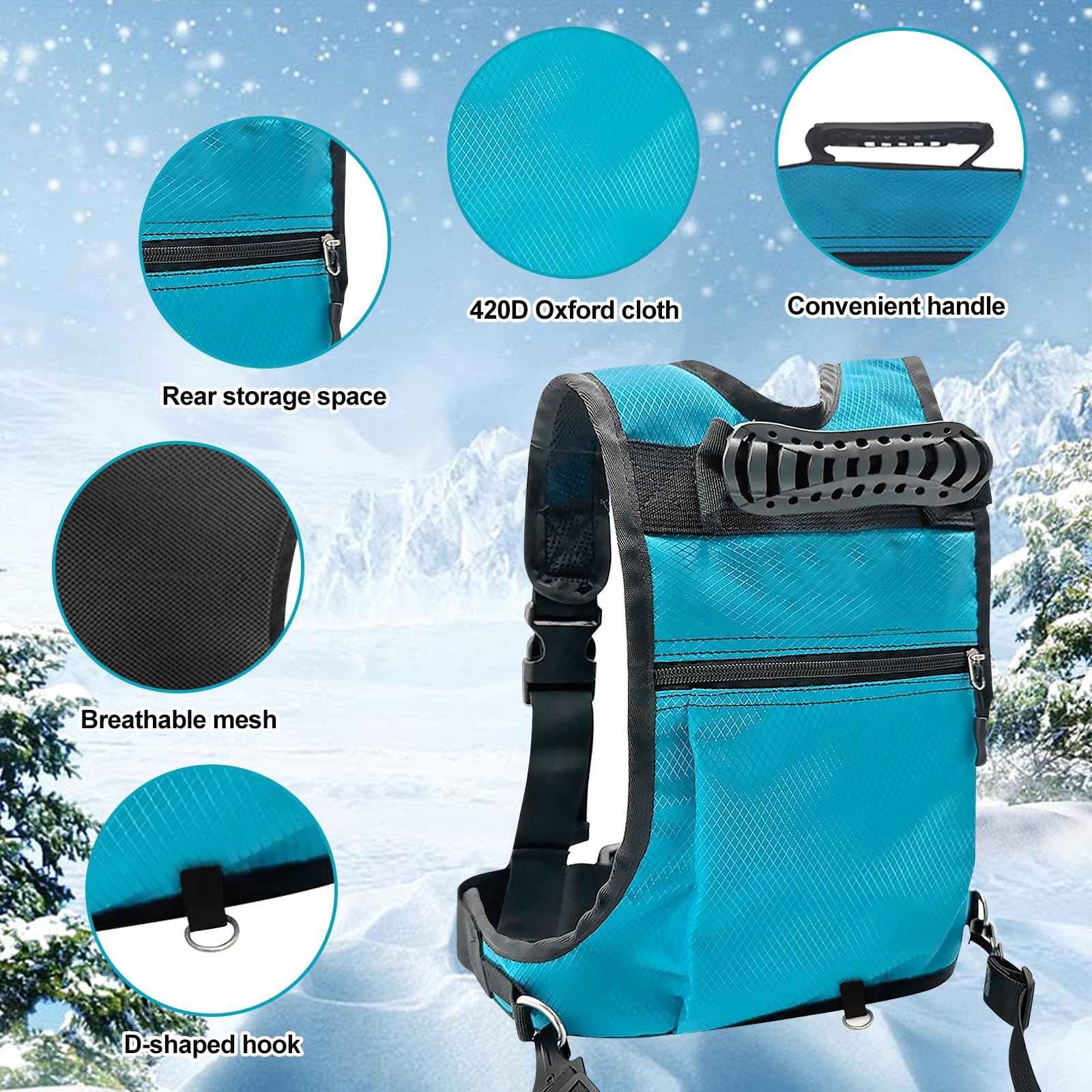 GOMETY Ski und Snowboard Gurt für Kinder, Ski Snowboard Gurt, Skating Trainingsgürtel, Kinder Skigeschirr mit Abnehmbarer Leine, Kinder Skischultergurt für Skating Skifahren Radfahren Anfänger