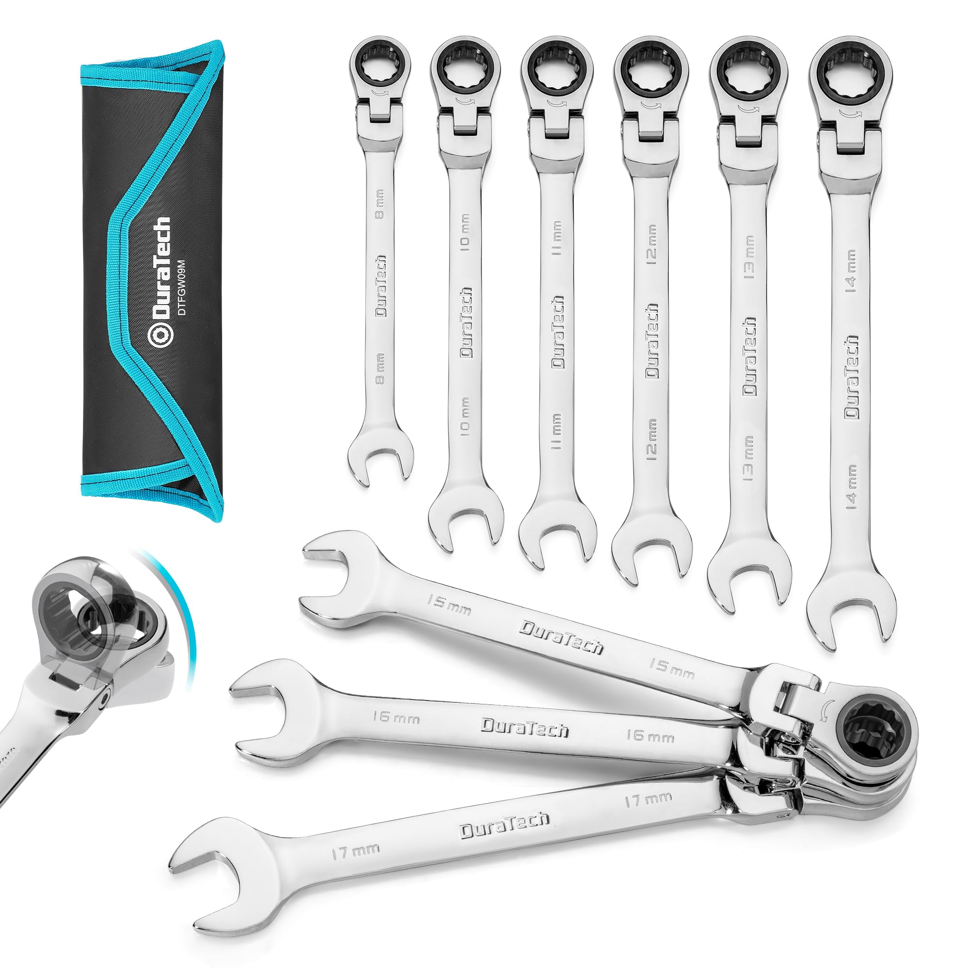 DURATECH 22-Piece Ratcheting Wrench Set -18