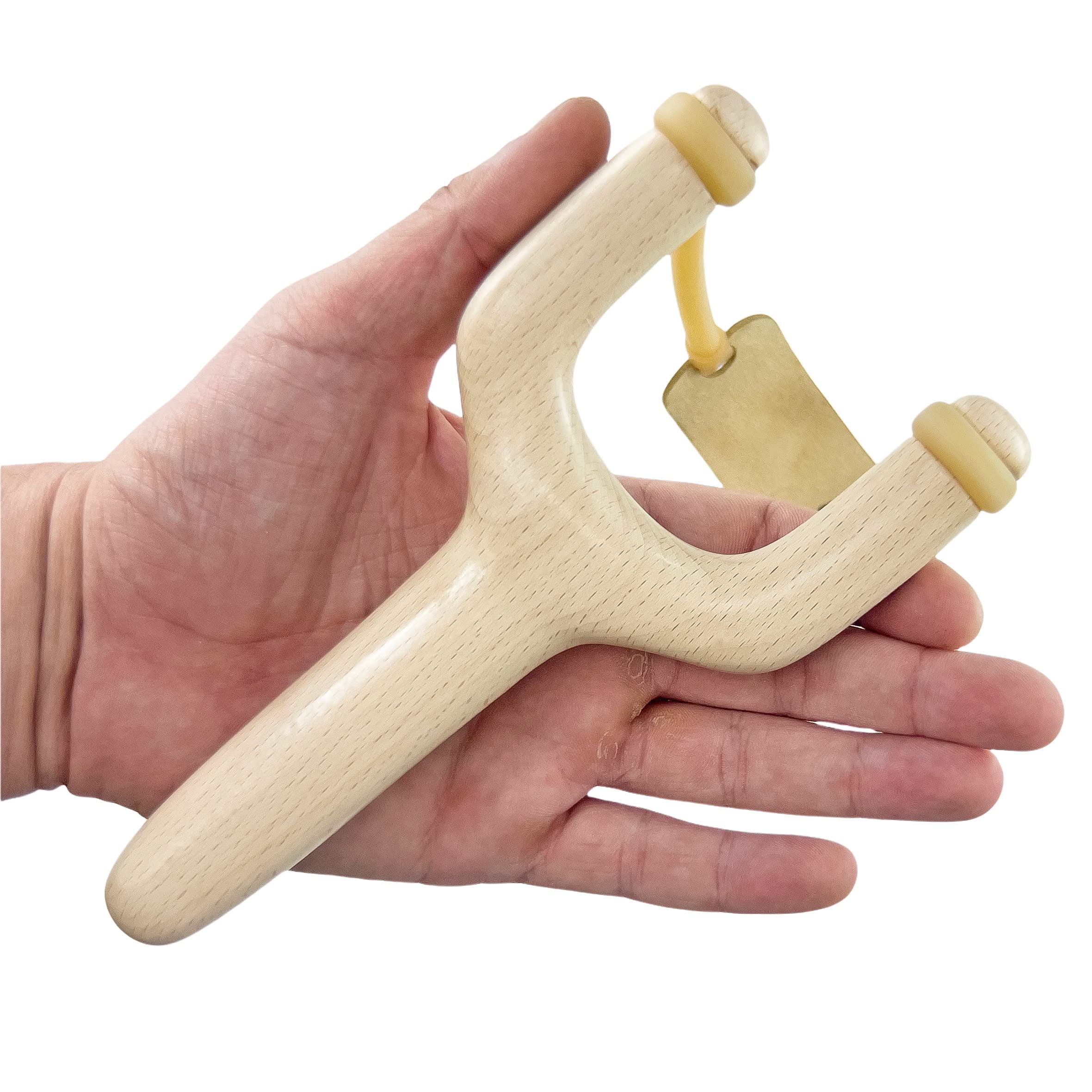 Trouble Maker Wooden Slingshot + Felt Ammo