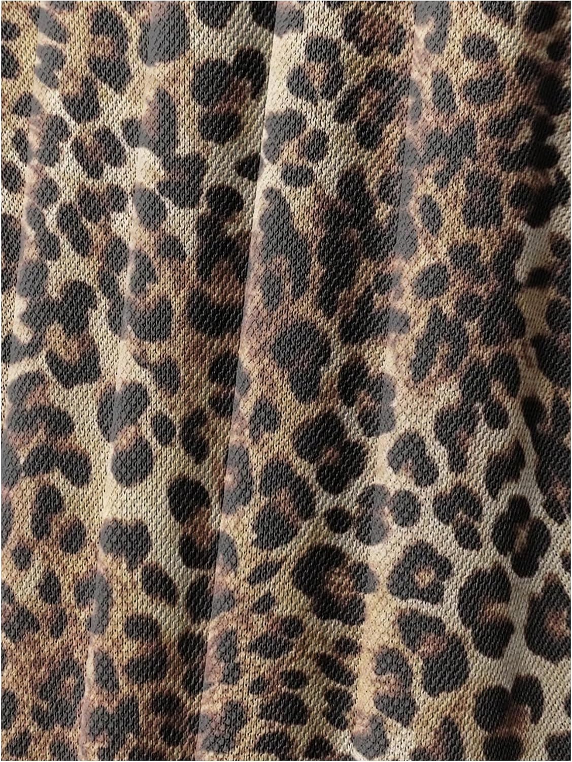 VIPWOLF Men's Cheetah Print Workout Shorts with Liner Drawstring Leopard 2 in 1 Running Athletic Shorts Fitness Clothing