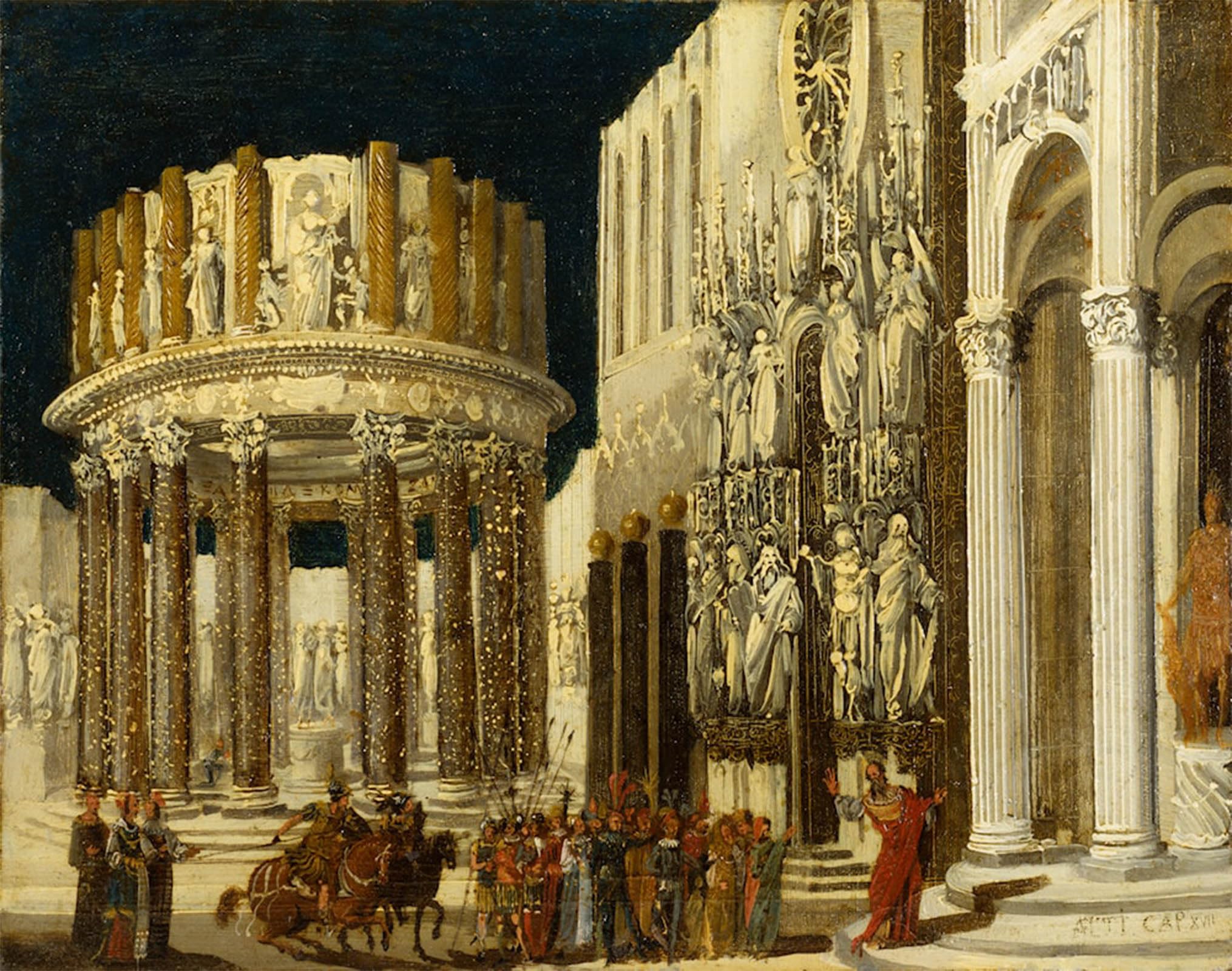 ARTXLXXBN Famous Painting Art Wall Decor Abstract Art Picture St. Paul Preaching to the Athenians by Francois De Nome Animal Pictures for Home Decor 60x90cm
