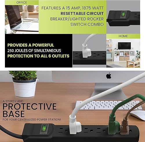 Miniatura 7 de GoGreen Power GG-16106MS 6 - Protector de sobrecarga con cable de 6 pies